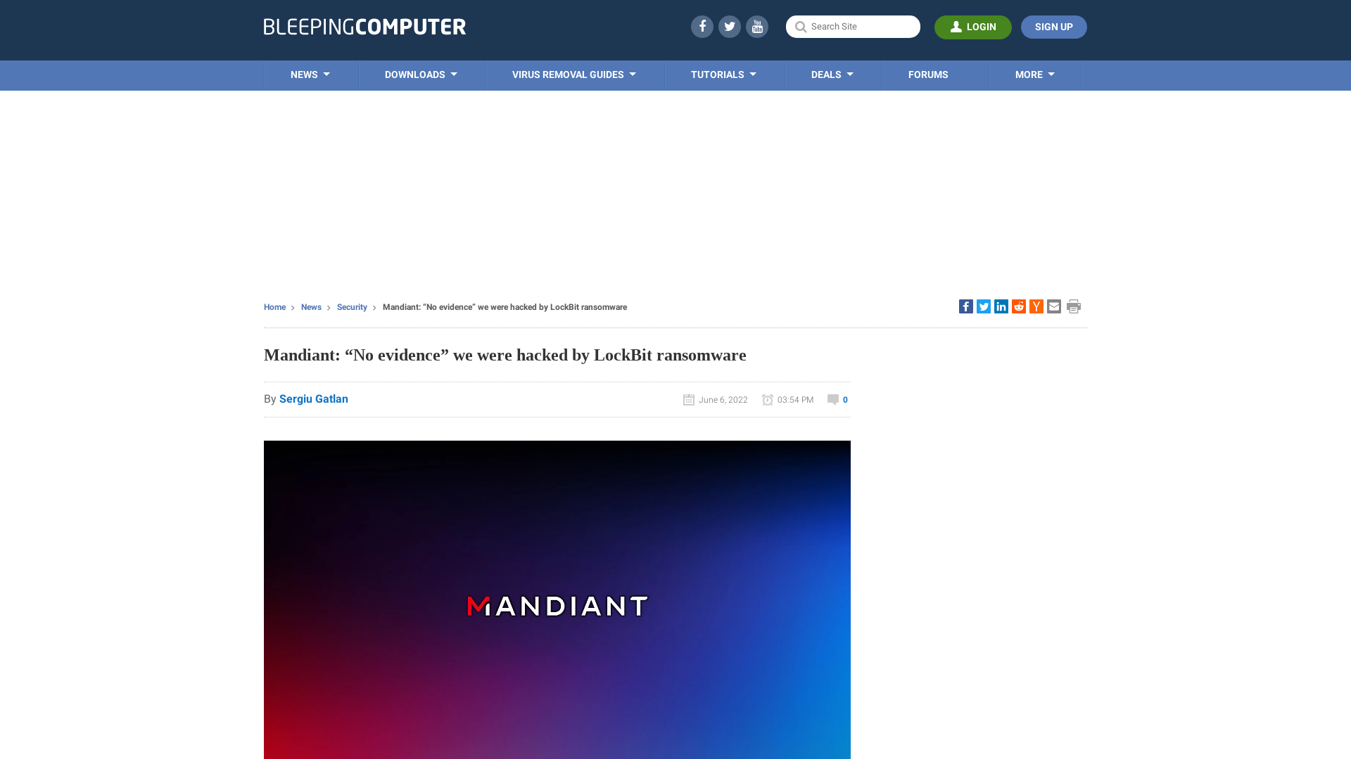 Mandiant: “No evidence” we were hacked by LockBit ransomware