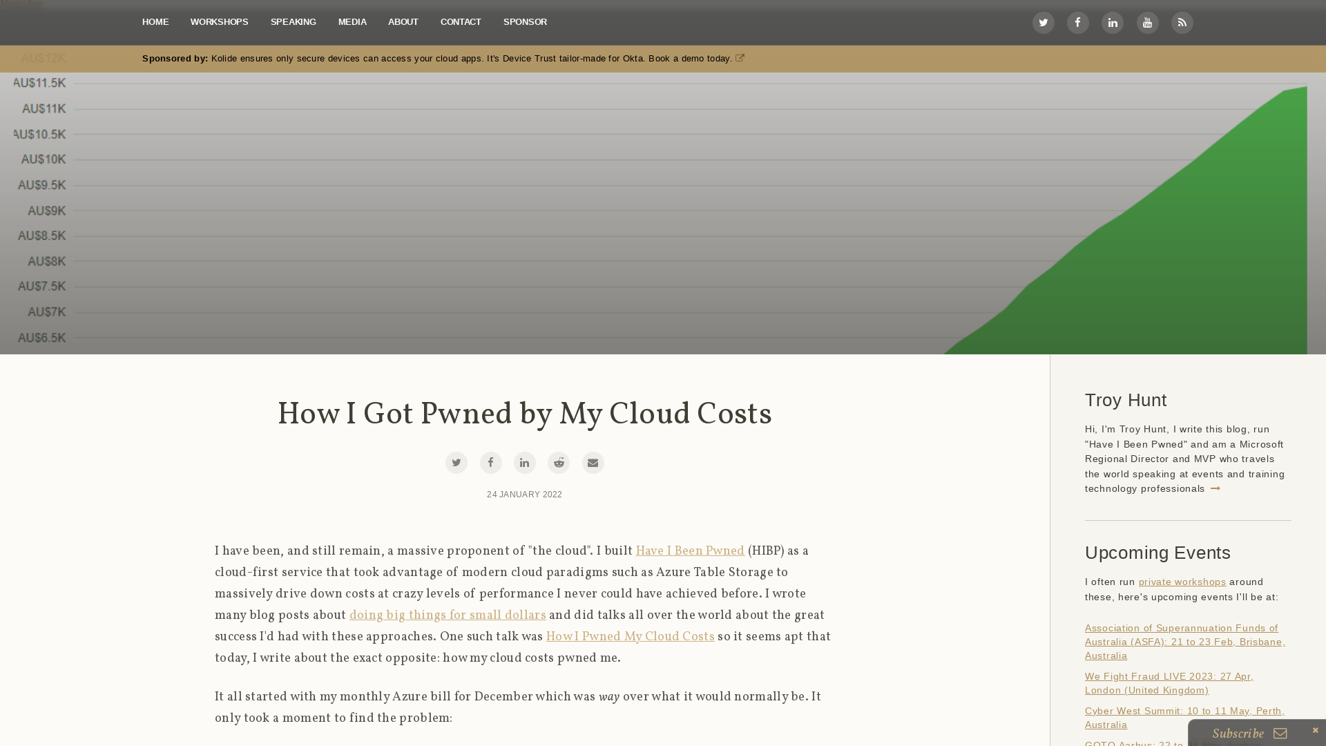 Troy Hunt: How I Got Pwned by My Cloud Costs