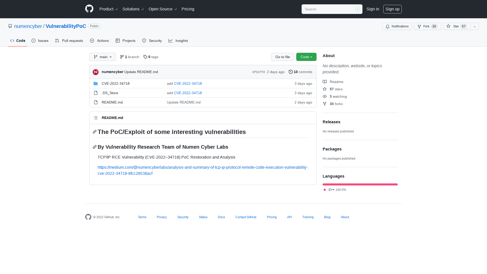 GitHub - numencyber/VulnerabilityPoC