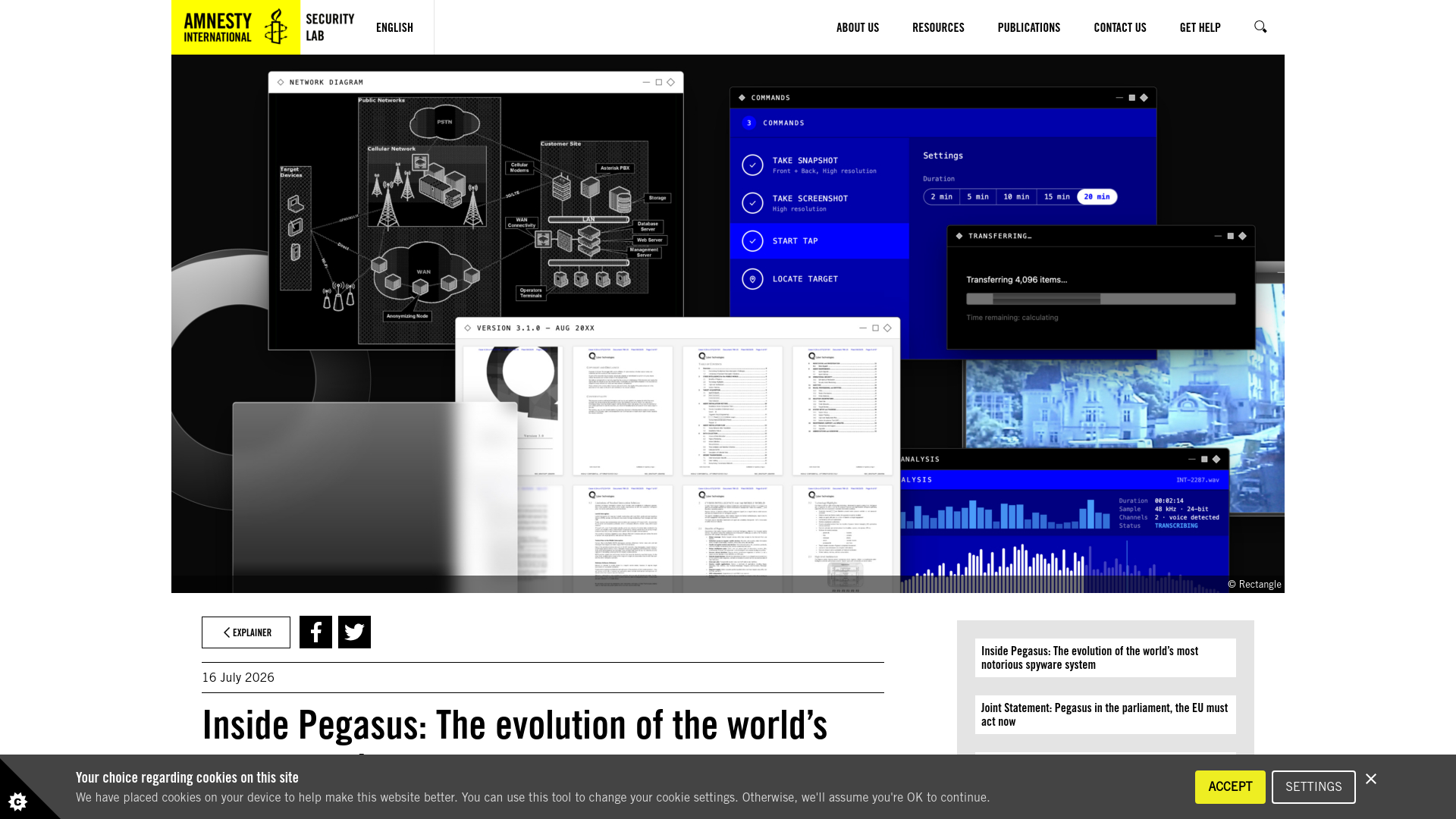 Inside Pegasus: The evolution of the world's most notorious spyware system - Amnesty International Security Lab