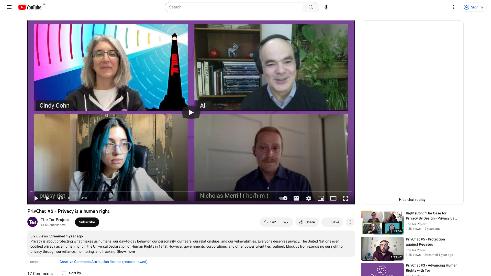 PrivChat #6 - Privacy is a human right - YouTube