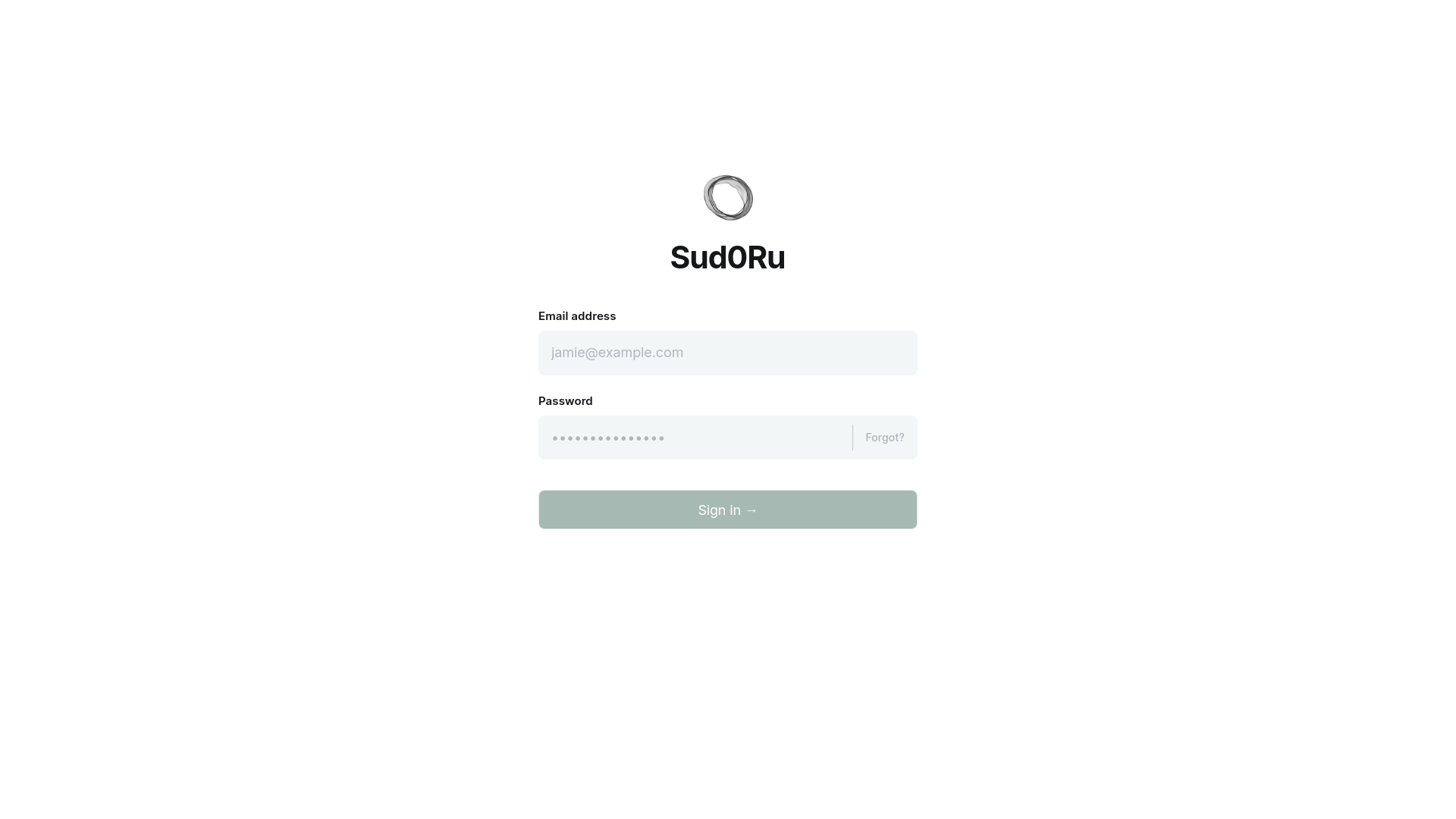 Ghost Admin - Sud0Ru