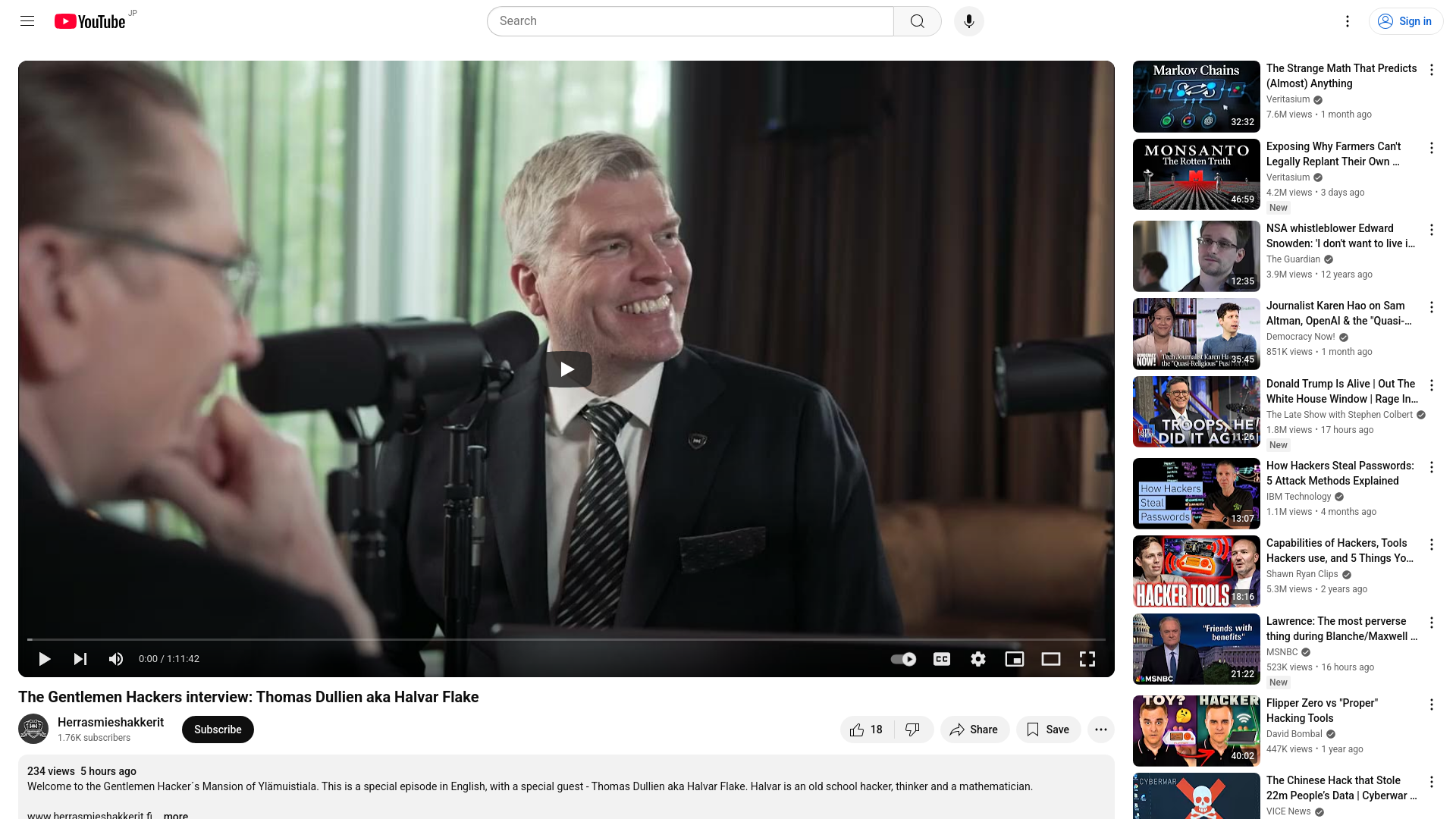 The Gentlemen Hackers interview: Thomas Dullien aka Halvar Flake - YouTube