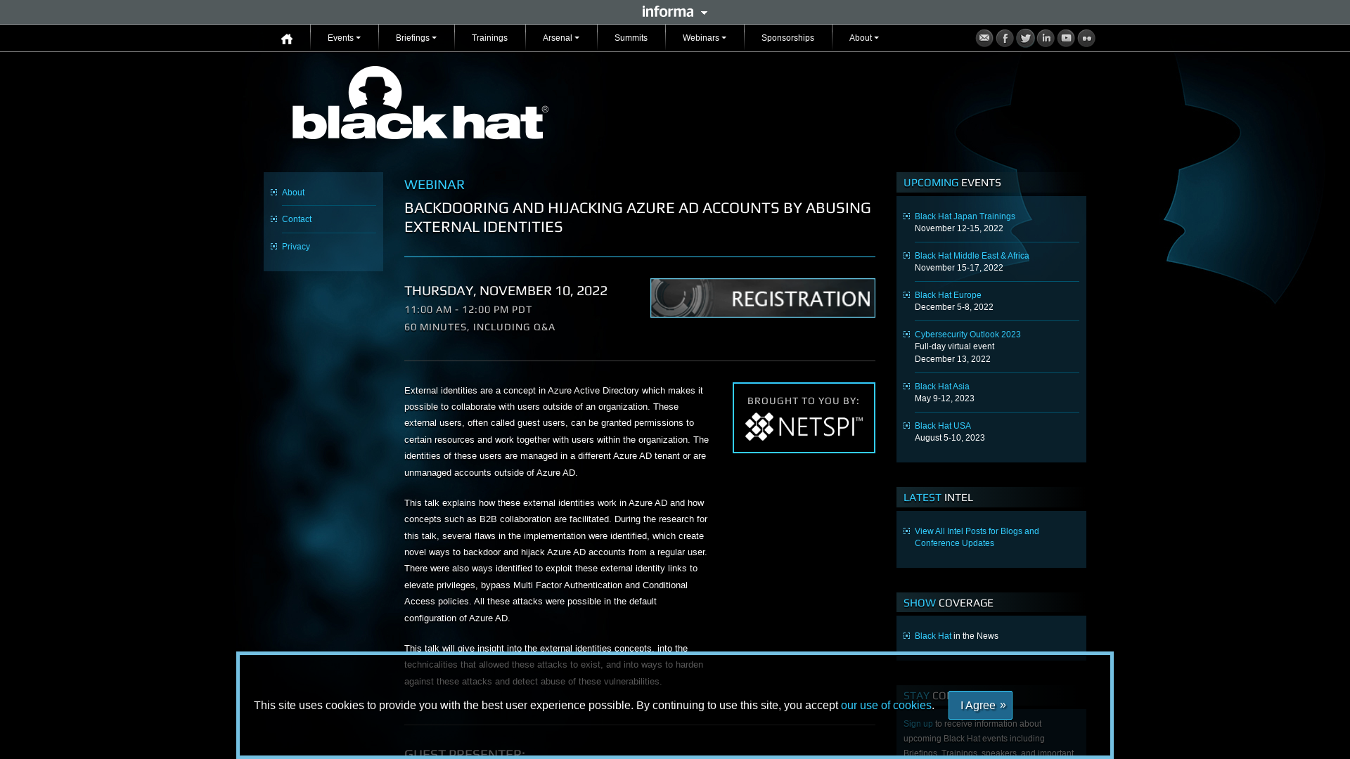 Black Hat | Webinar: Backdooring and Hijacking Azure AD Accounts by Abusing External Identities