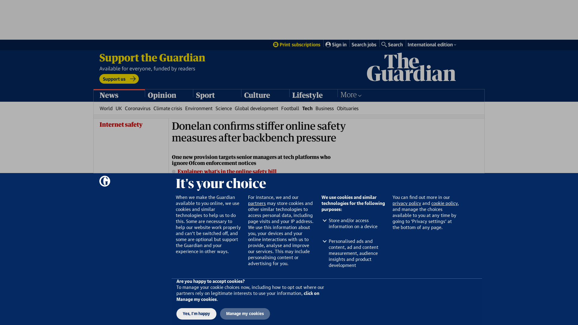 Donelan confirms stiffer online safety measures after backbench pressure | Internet safety | The Guardian