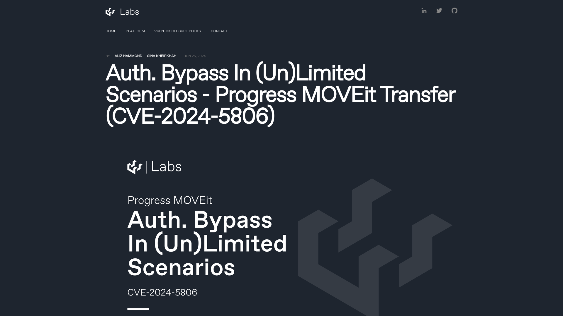 Auth. Bypass In (Un)Limited Scenarios - Progress MOVEit Transfer (CVE-2024-5806)