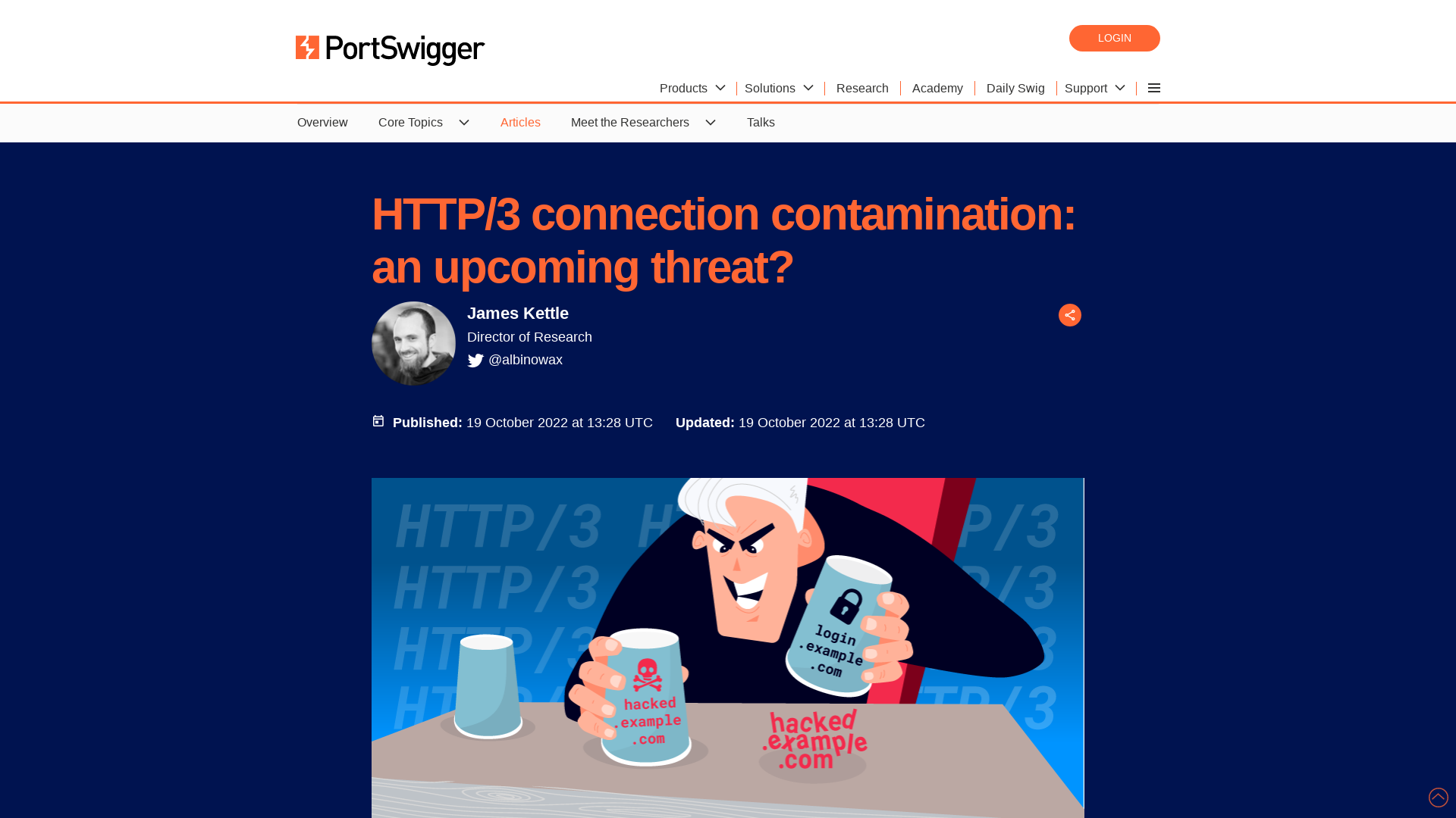 HTTP/3 connection contamination: an upcoming threat? | PortSwigger Research