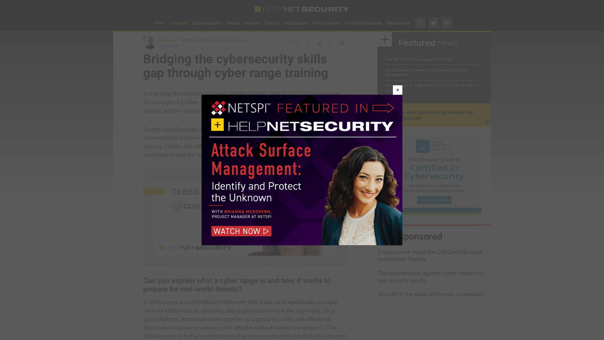 Bridging the cybersecurity skills gap through cyber range training - Help Net Security