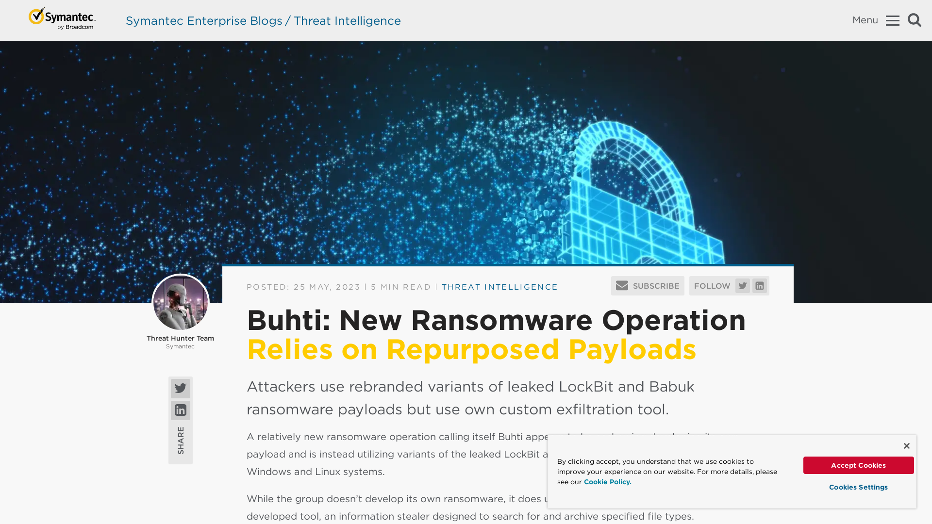 Buhti: New Ransomware Operation Relies on Repurposed Payloads | Symantec Enterprise Blogs