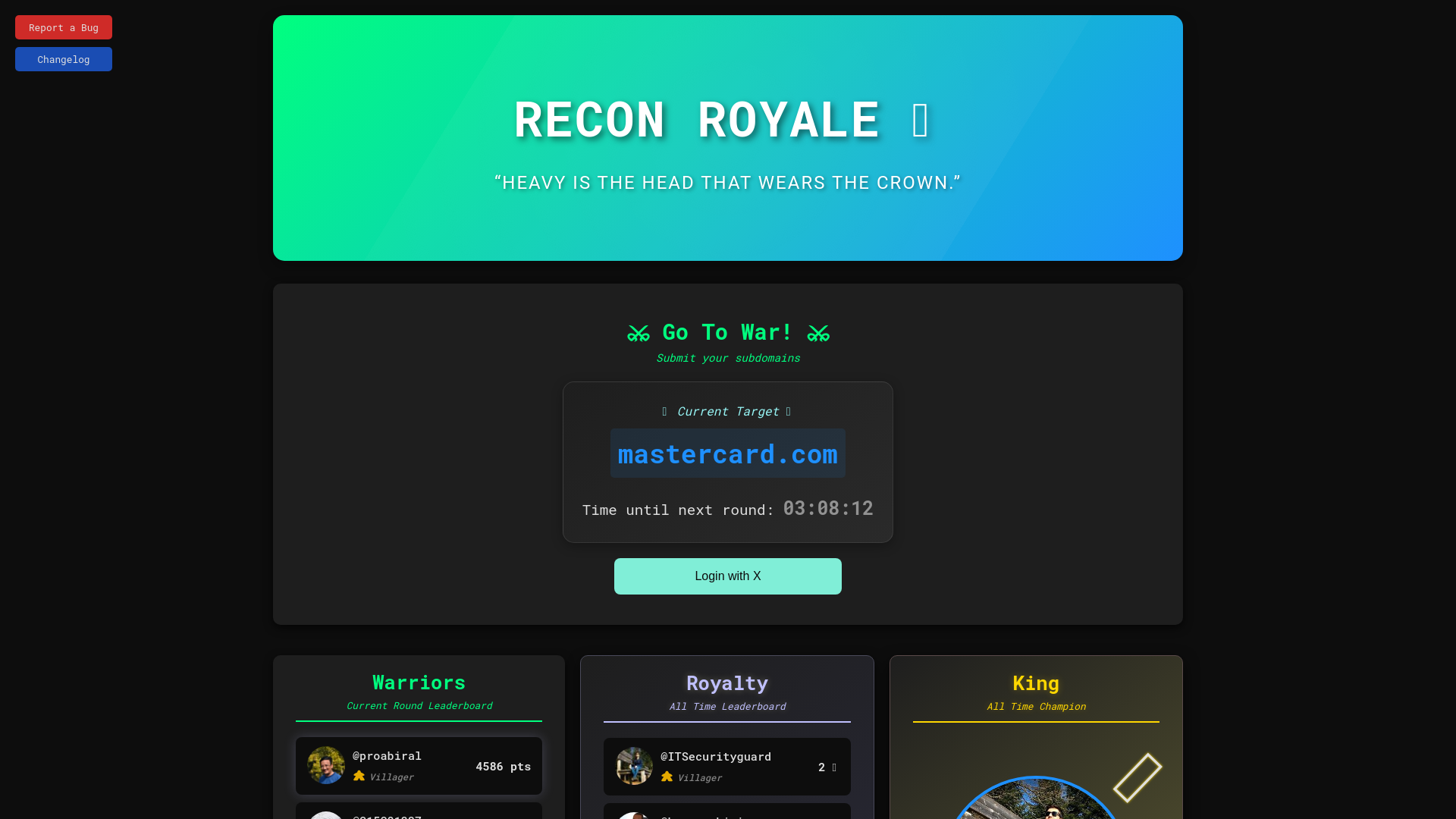 Recon Royale - Hacker's Arena