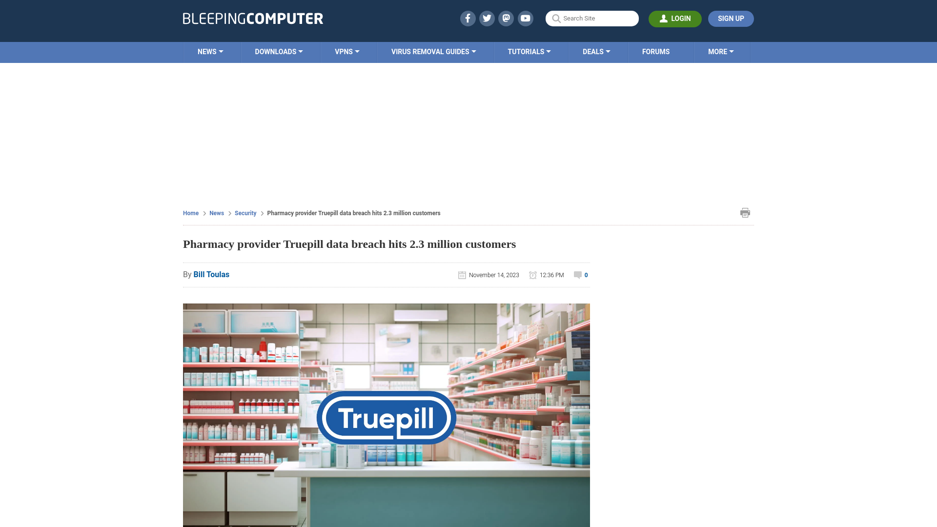 Pharmacy provider Truepill data breach hits 2.3 million customers