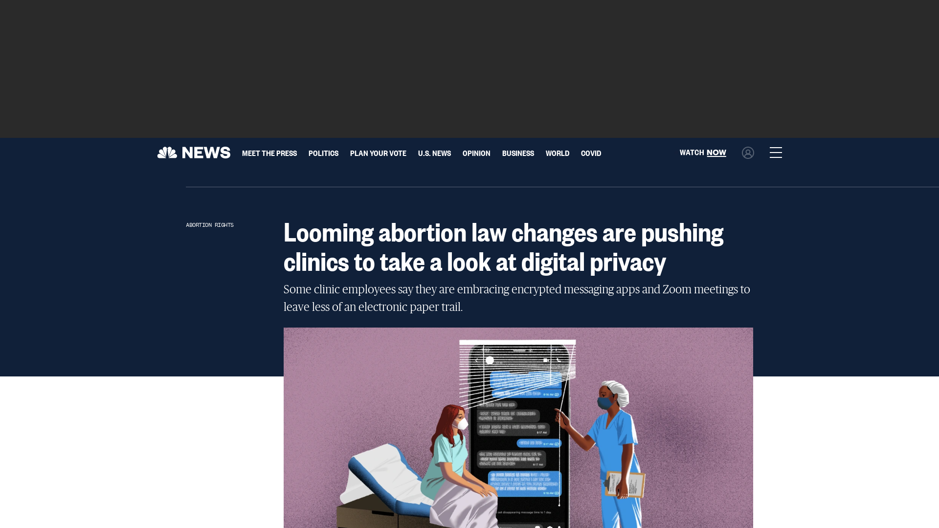 Looming abortion law changes prompt digital privacy worries for clinics