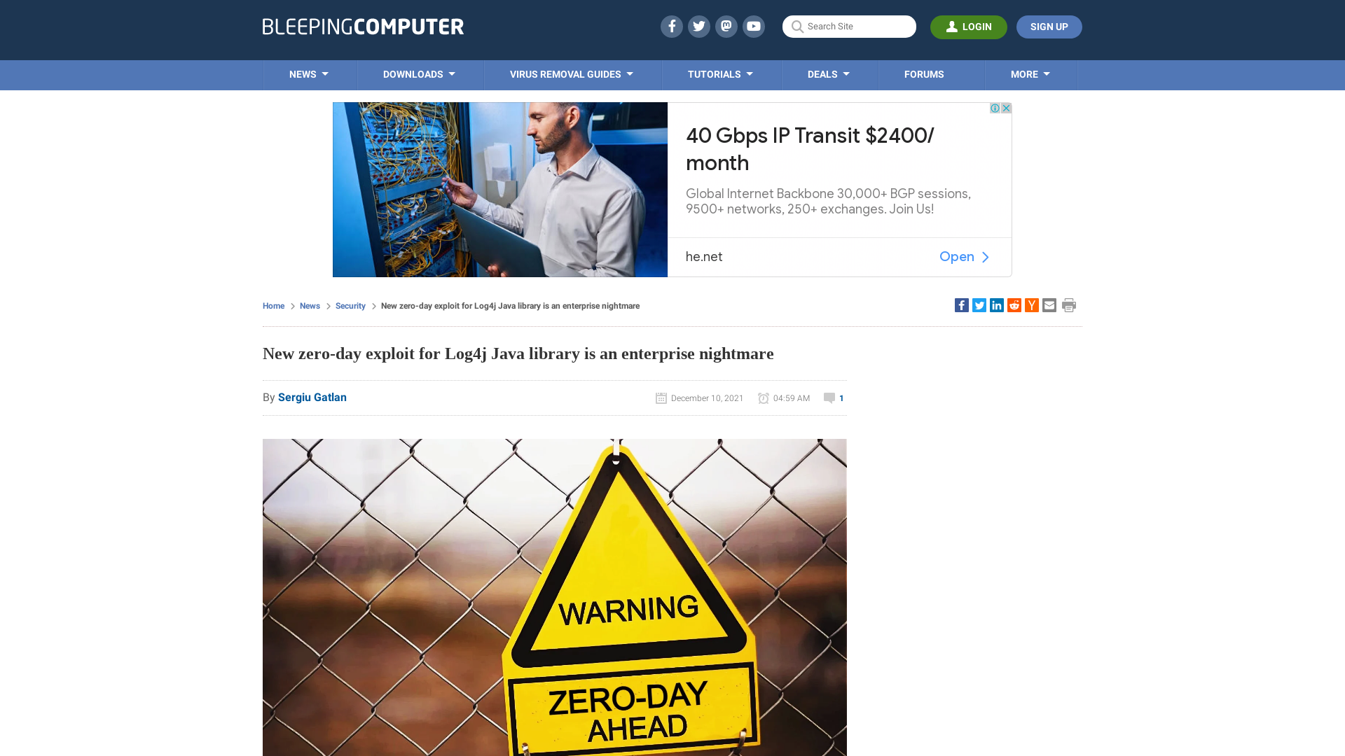 New zero-day exploit for Log4j Java library is an enterprise nightmare