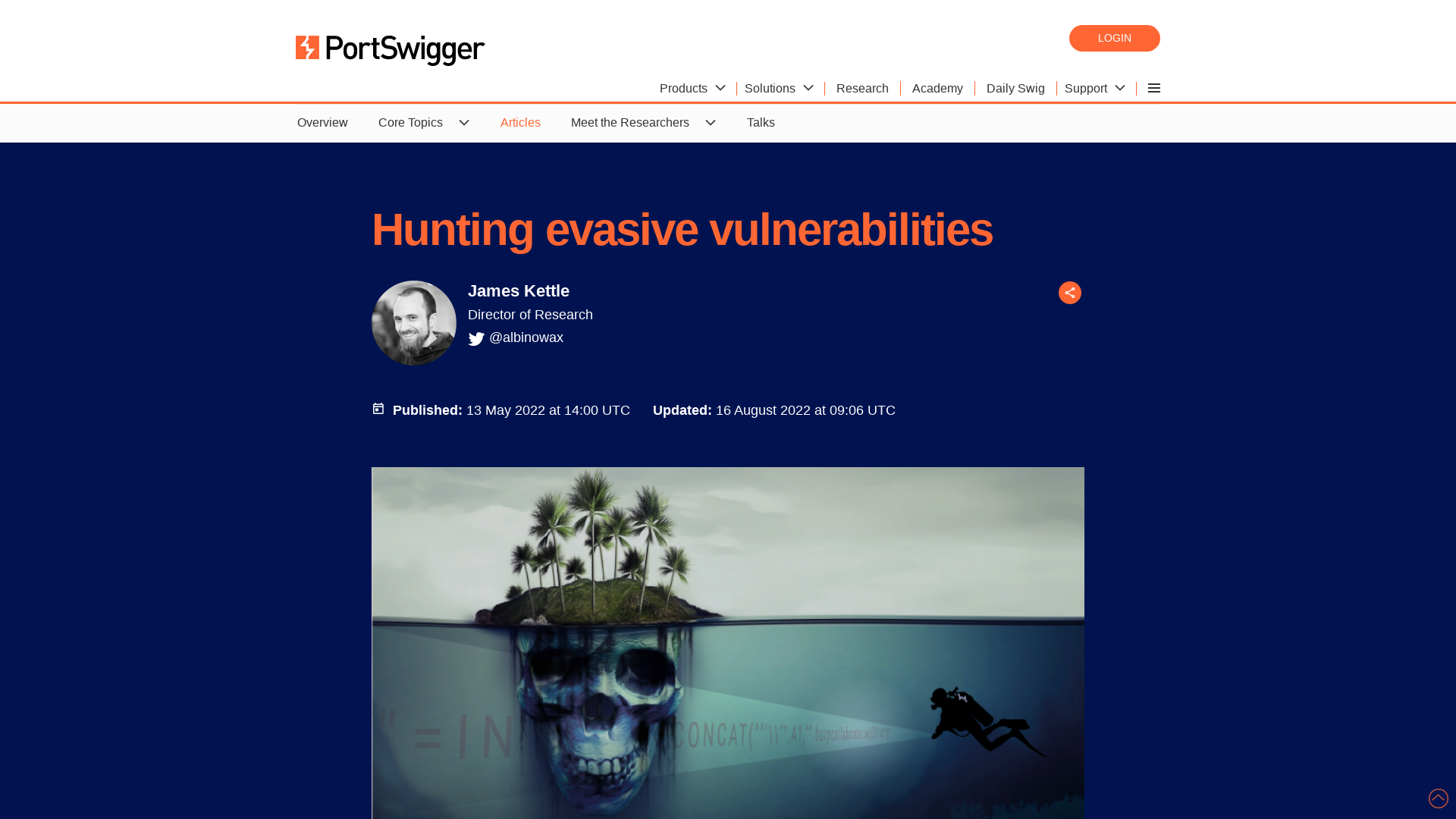 Hunting evasive vulnerabilities | PortSwigger Research