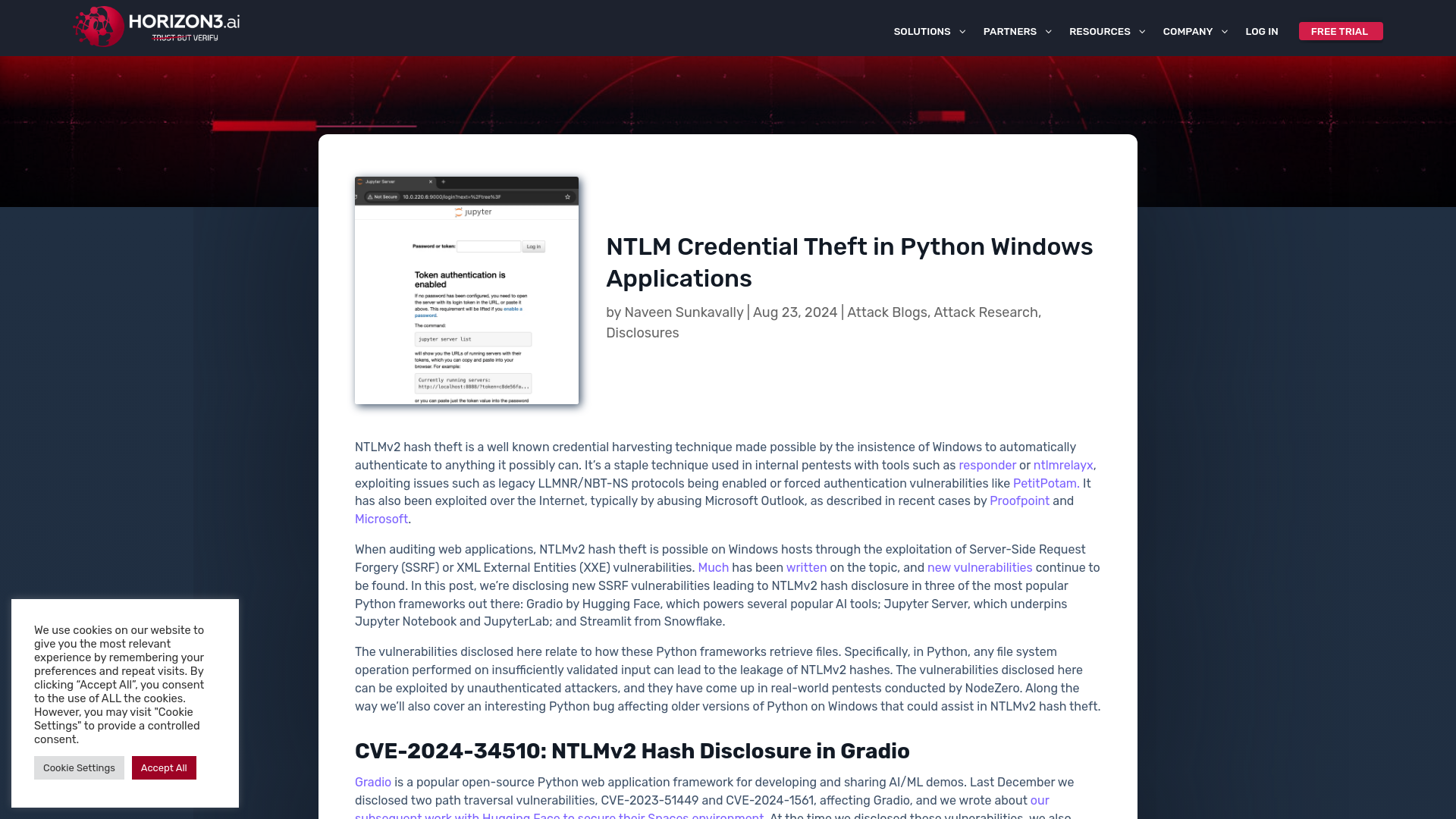 NTLM Credential Theft in Python Windows Applications – Horizon3.ai