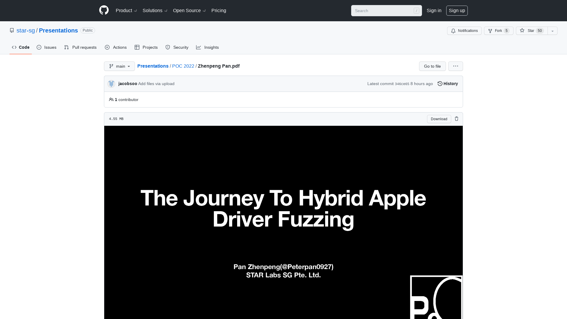 Presentations/Zhenpeng Pan.pdf at main · star-sg/Presentations · GitHub