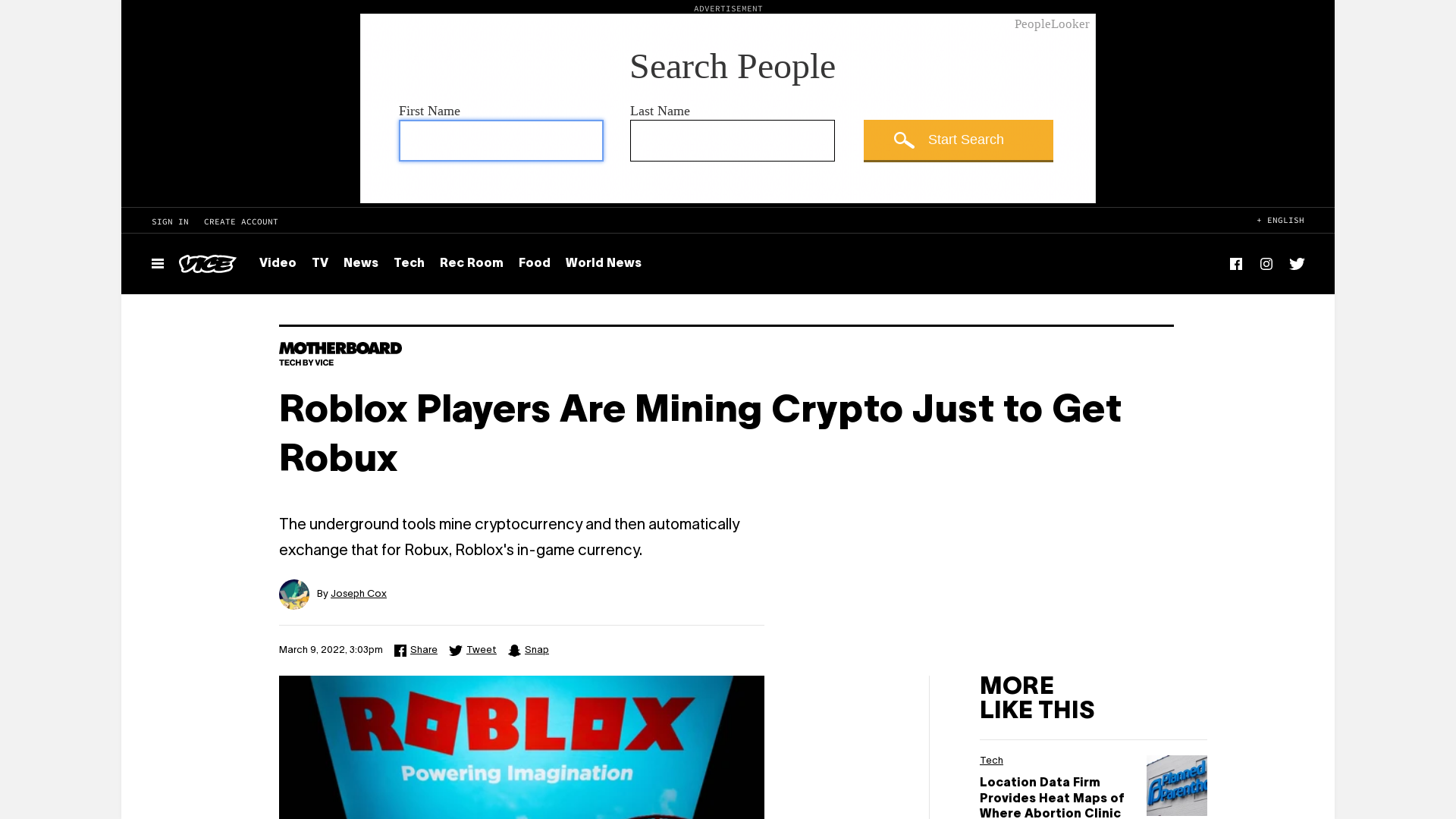 Roblox Players Are Mining Crypto Just to Get Robux