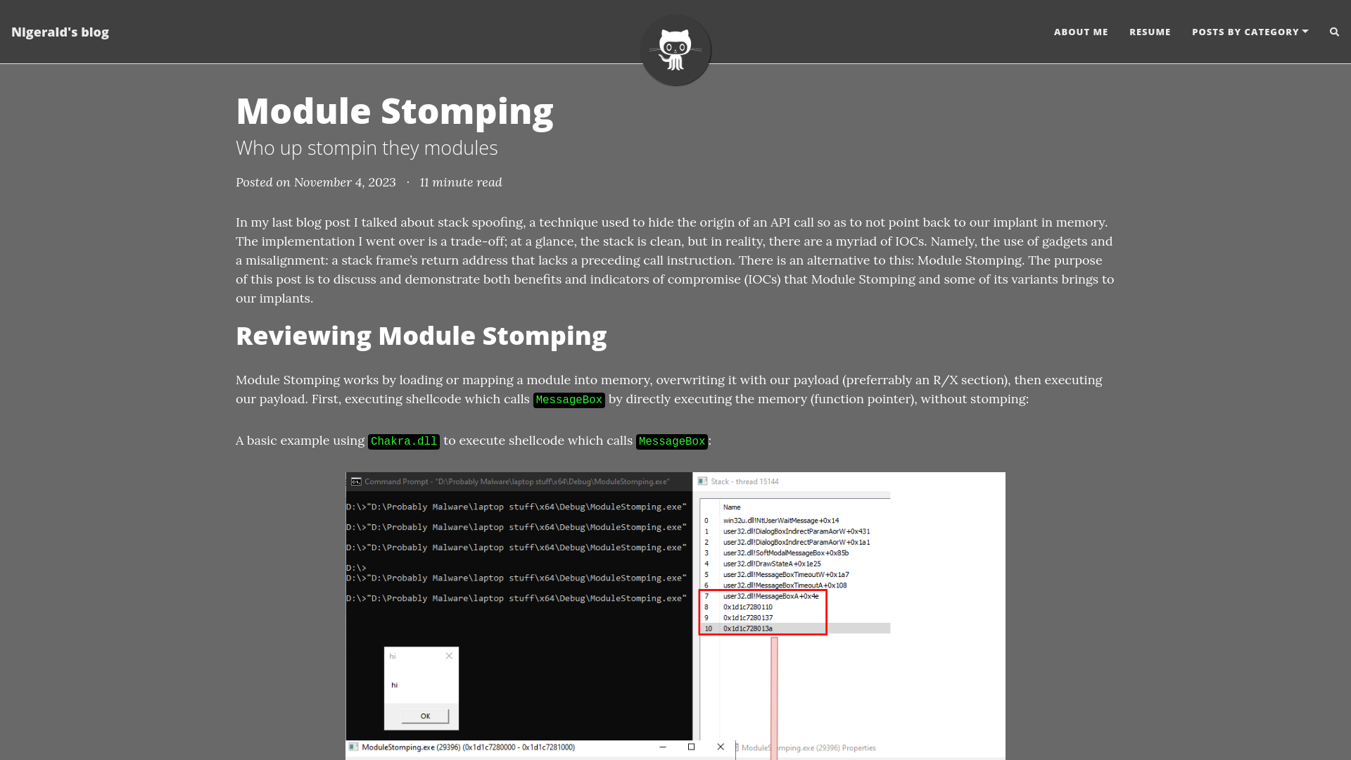 Module Stomping