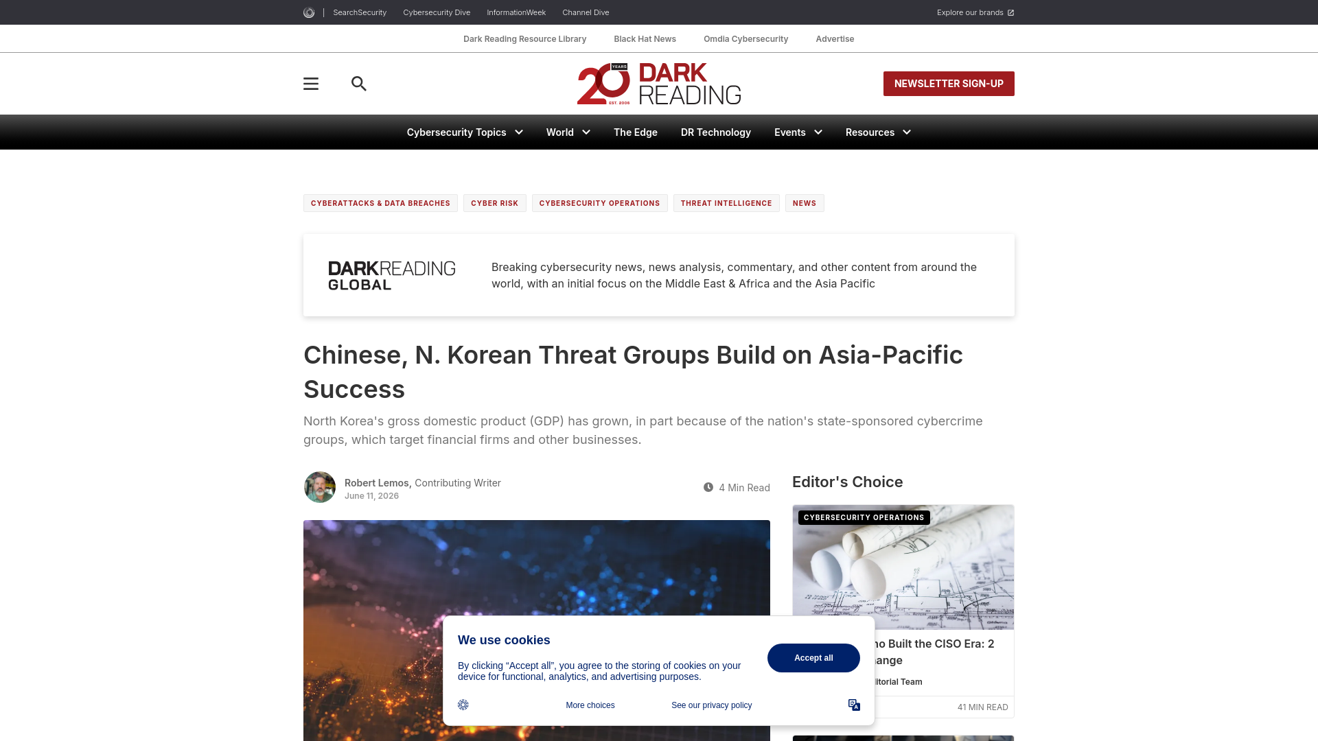 Chinese, N. Korean Threat Groups Build on Asia-Pacific Success