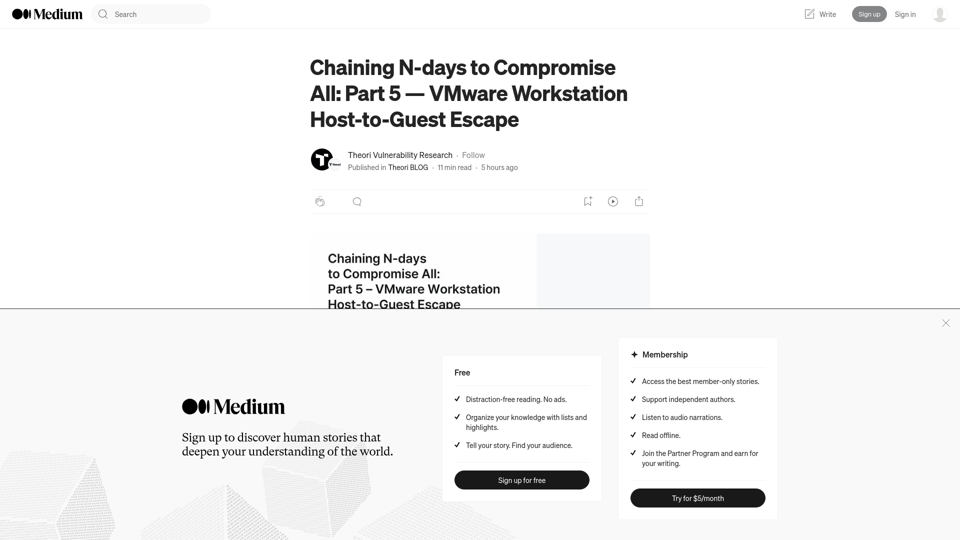 Chaining N-days to Compromise All: Part 5 — VMware Workstation Host-to-Guest Escape | by Theori Vulnerability Research | May, 2024 | Theori BLOG