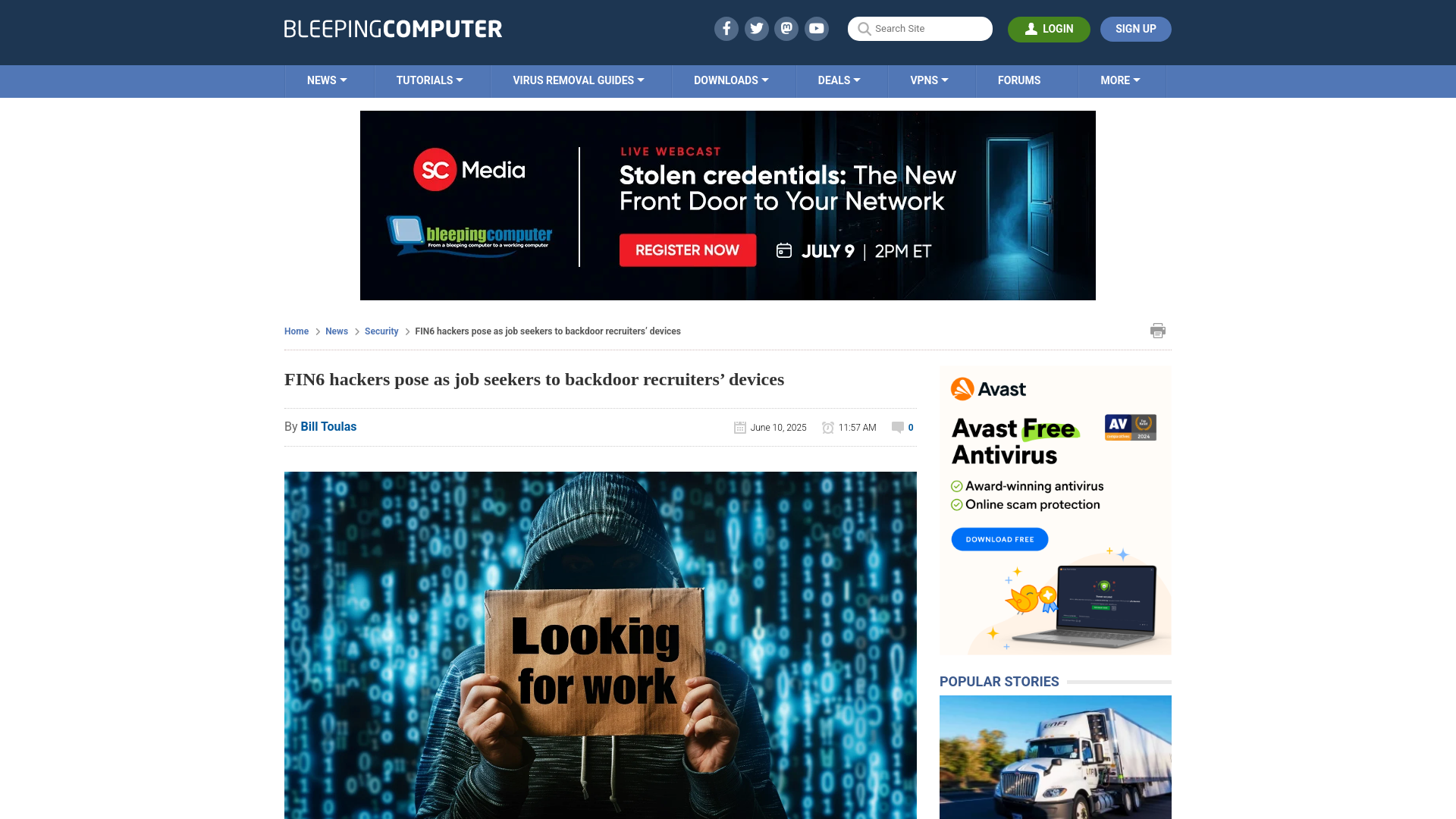 FIN6 hackers pose as job seekers to backdoor recruiters’ devices