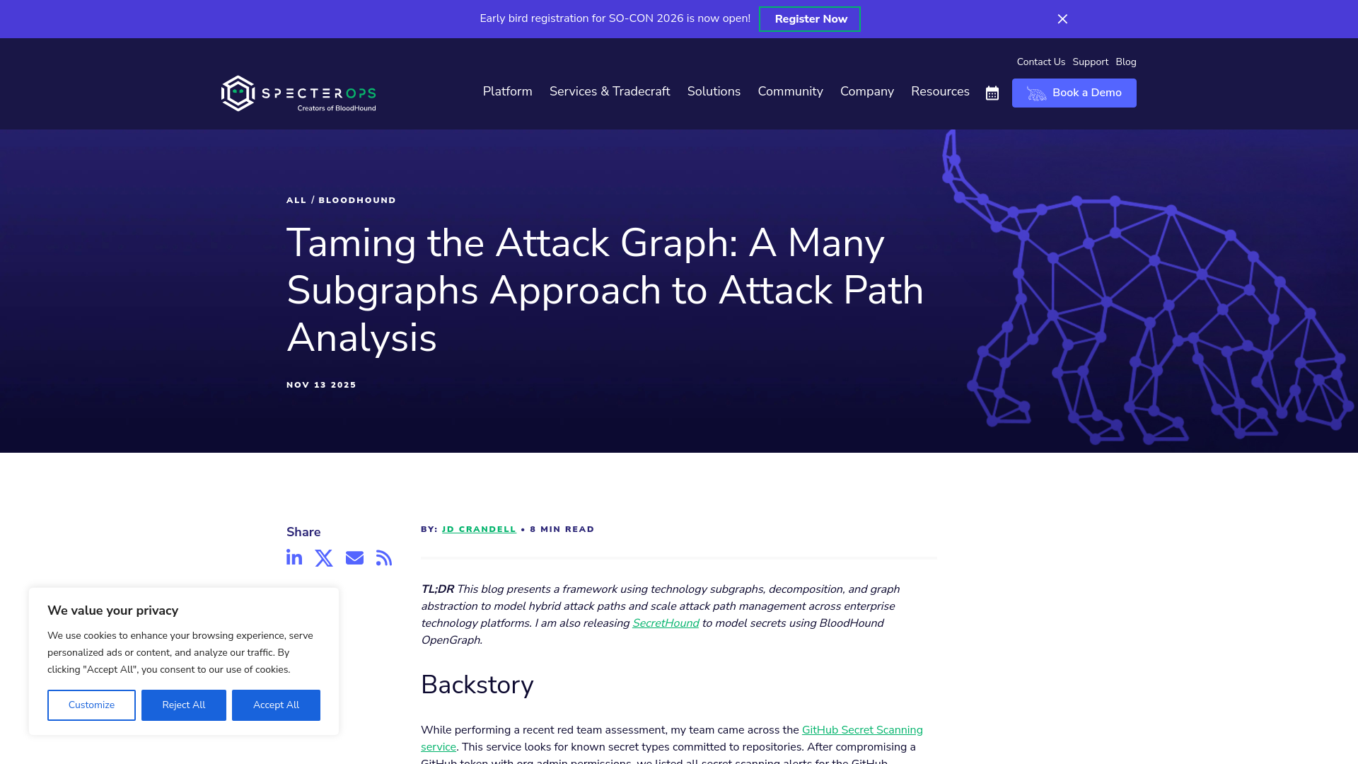 Taming the Attack Graph: A Many Subgraphs Approach to Attack Path Analysis - SpecterOps