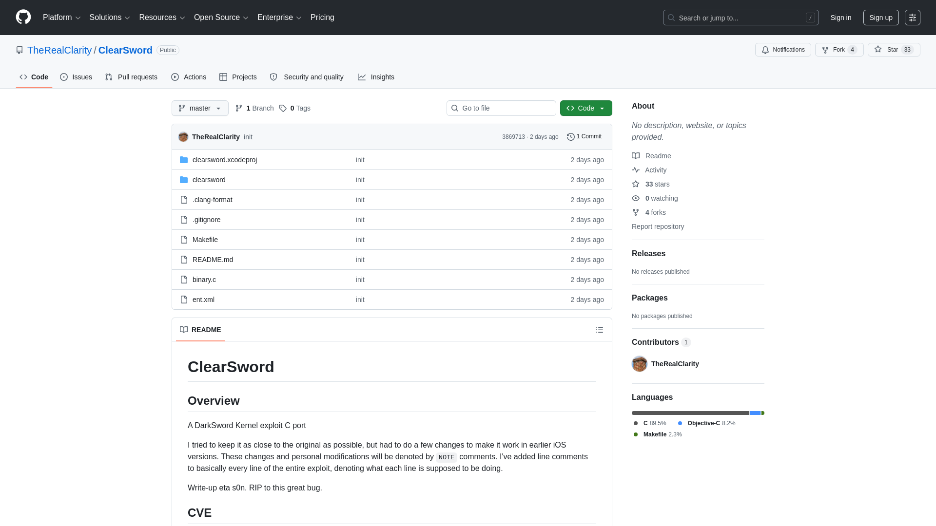 GitHub - TheRealClarity/ClearSword · GitHub