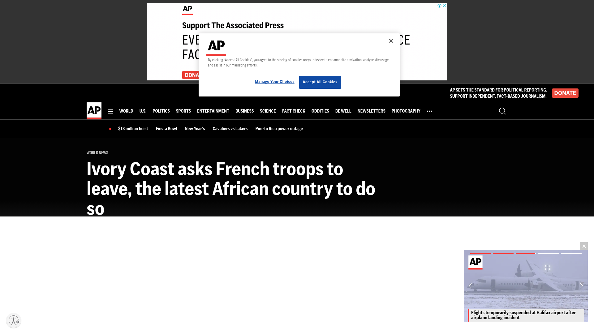 Ivory Coast asks French troops to leave, the latest African country to do so | AP News