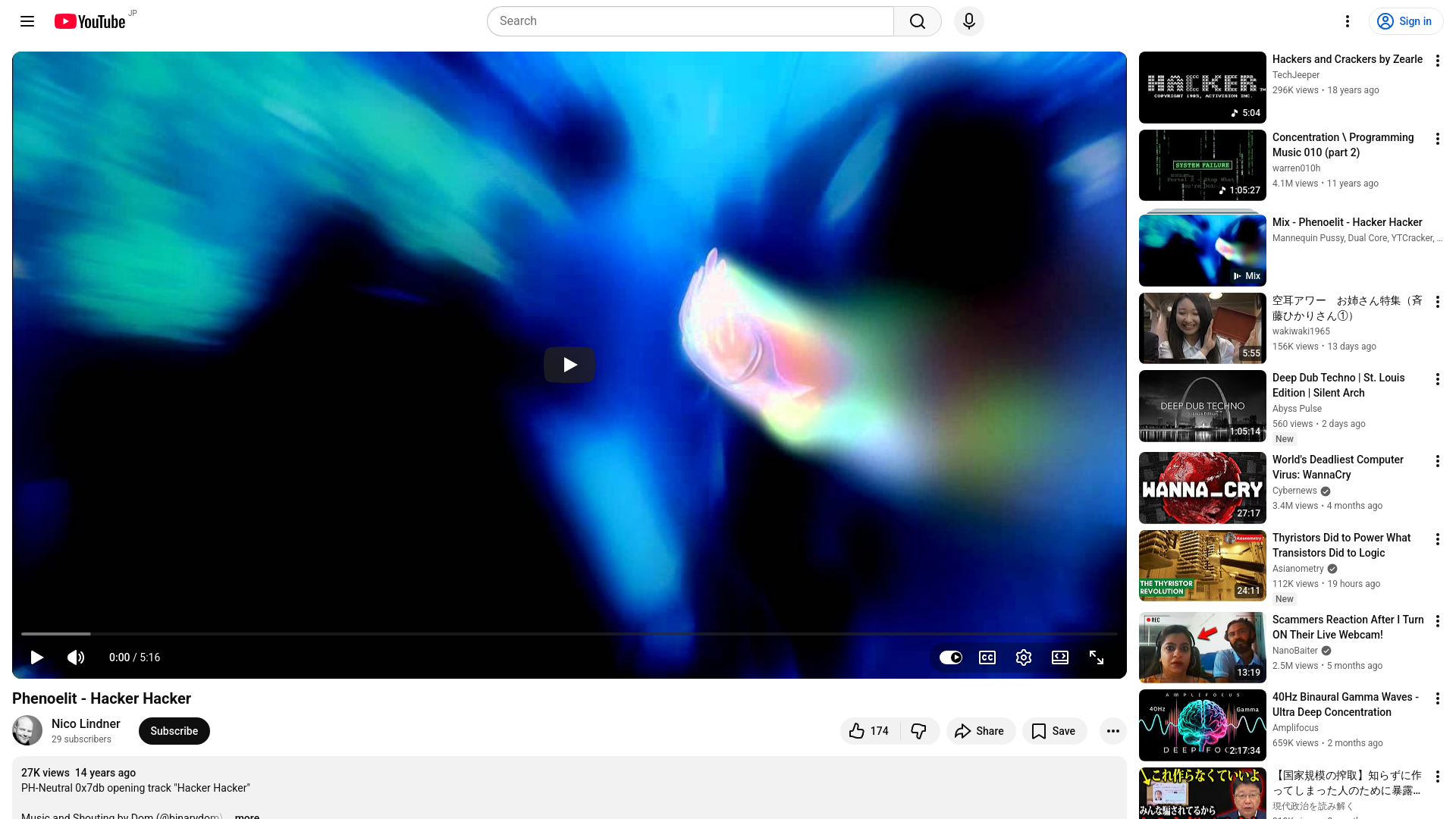 Phenoelit - Hacker Hacker - YouTube