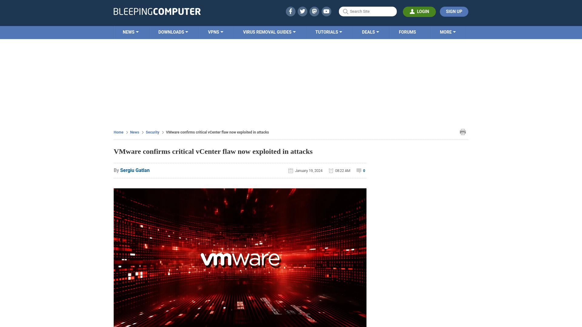 VMware confirms critical vCenter flaw now exploited in attacks