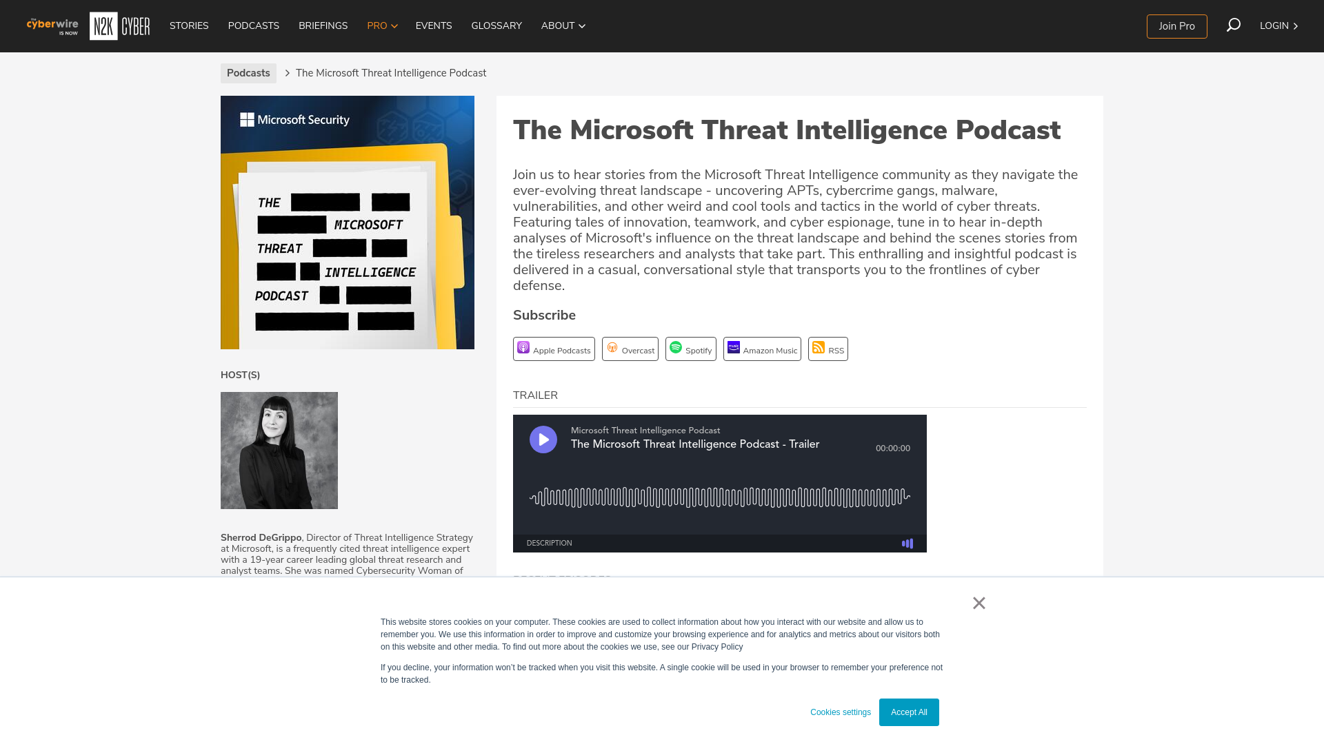 The Microsoft Threat Intelligence Podcast