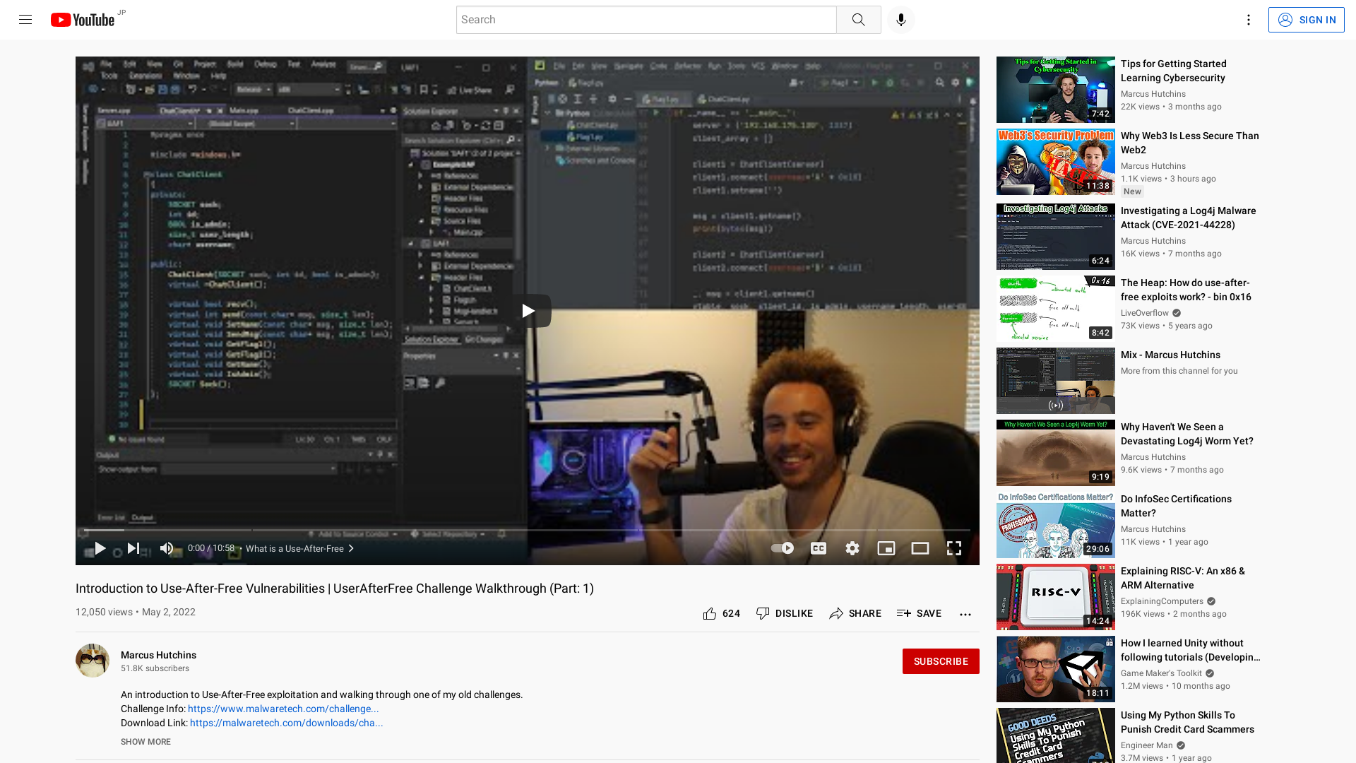 Introduction to Use-After-Free Vulnerabilities | UserAfterFree Challenge Walkthrough (Part: 1) - YouTube