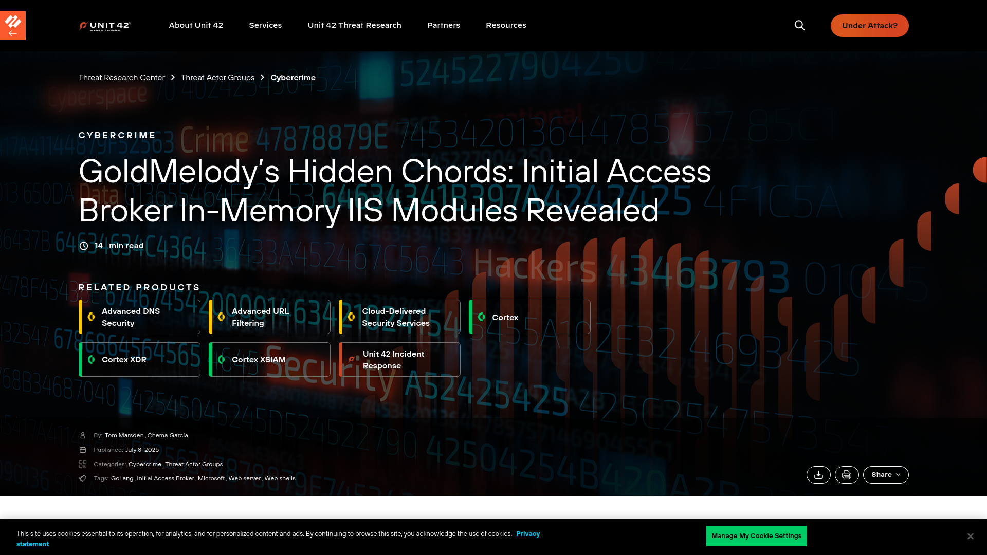 GoldMelody’s Hidden Chords: Initial Access Broker In-Memory IIS Modules Revealed