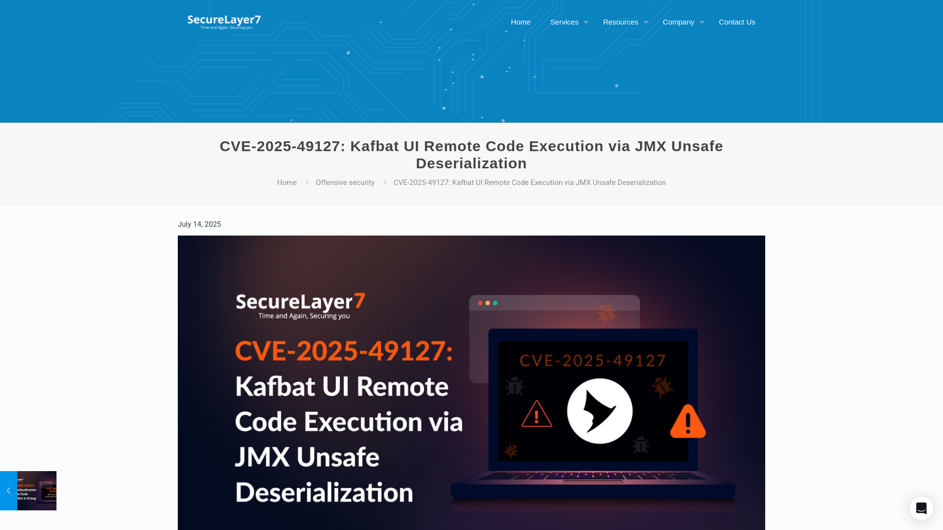 CVE-2025-49127 Kafbat UI RCE Vulnerability Analysis