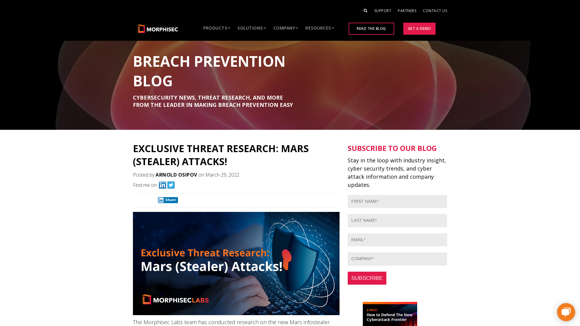 Mars Stealer: Exclusive New Threat Research