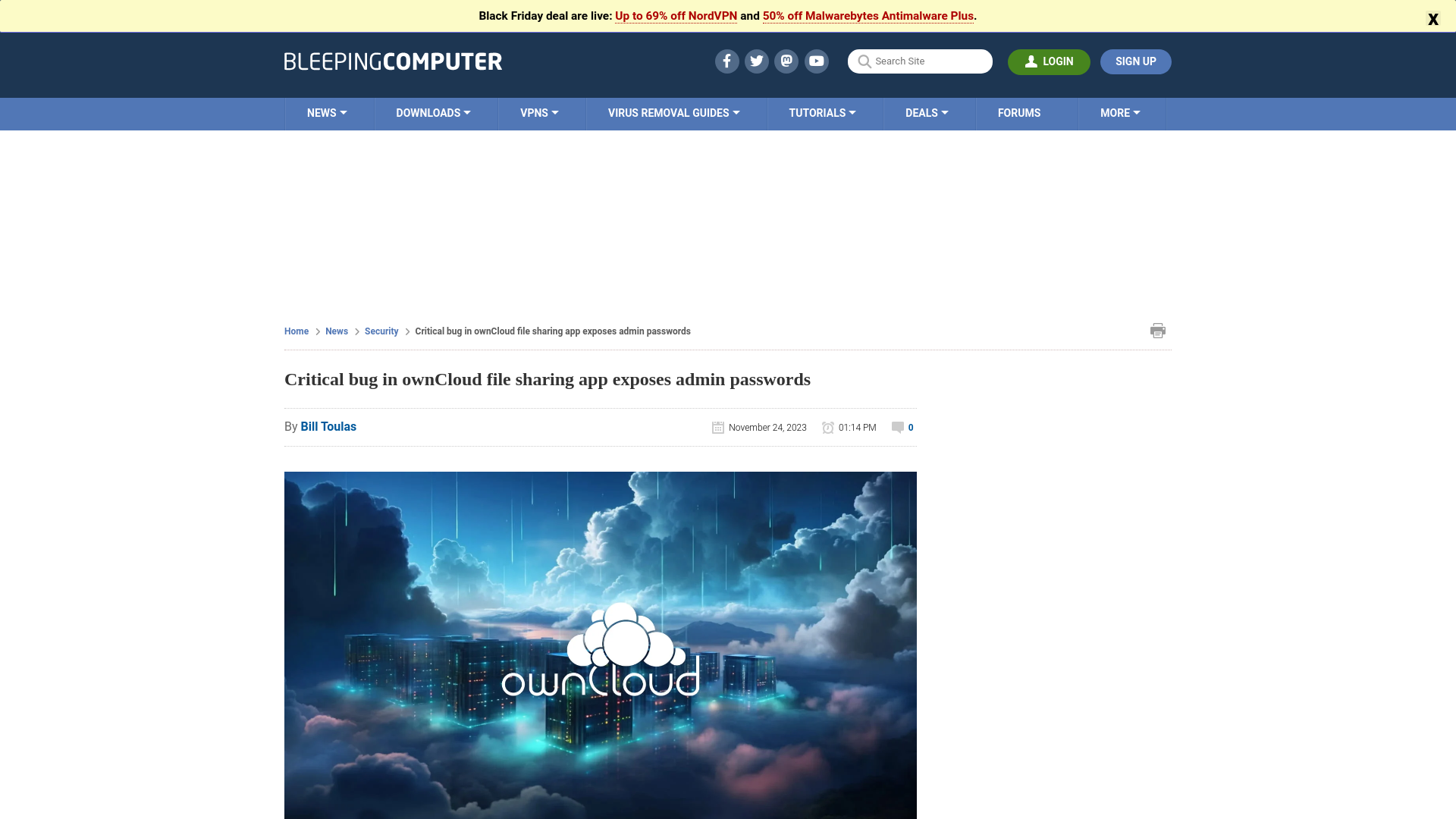 Critical bug in ownCloud file sharing app exposes admin passwords