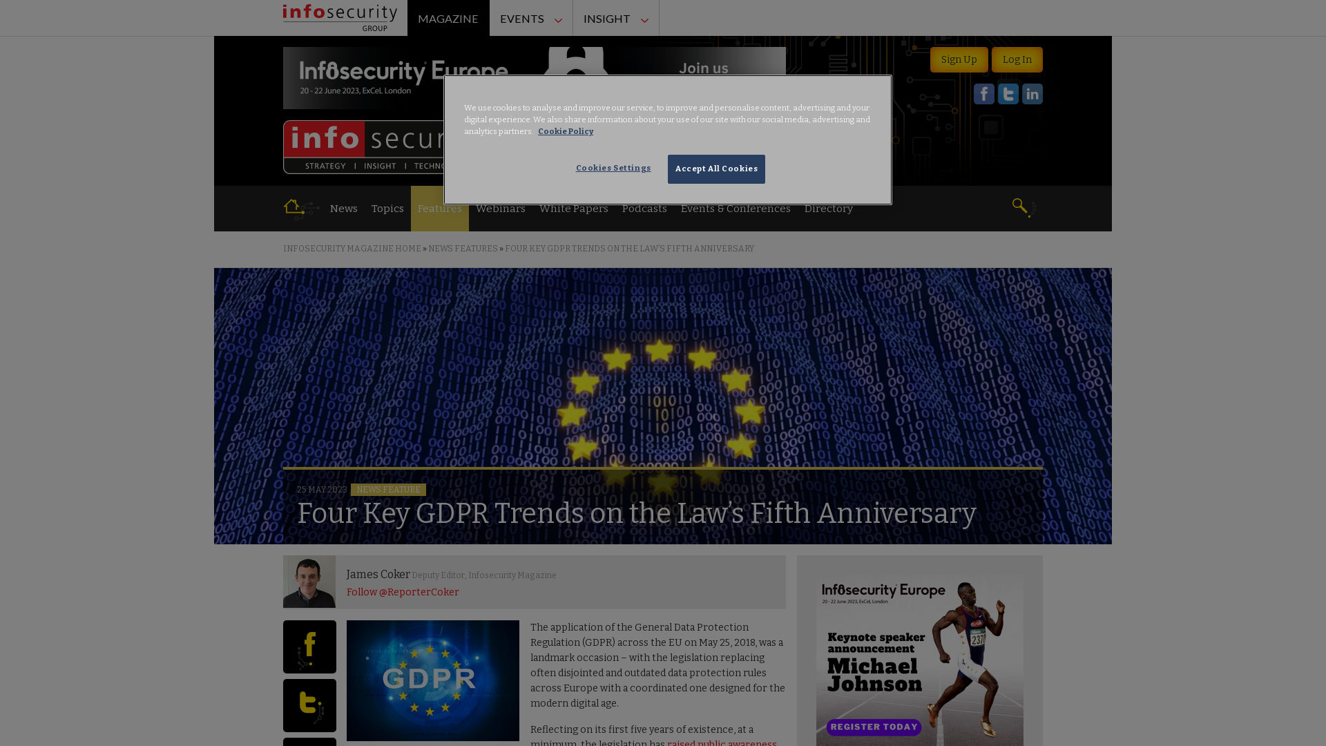 Four Key GDPR Trends on the Law’s Fifth Anniversary - Infosecurity Magazine