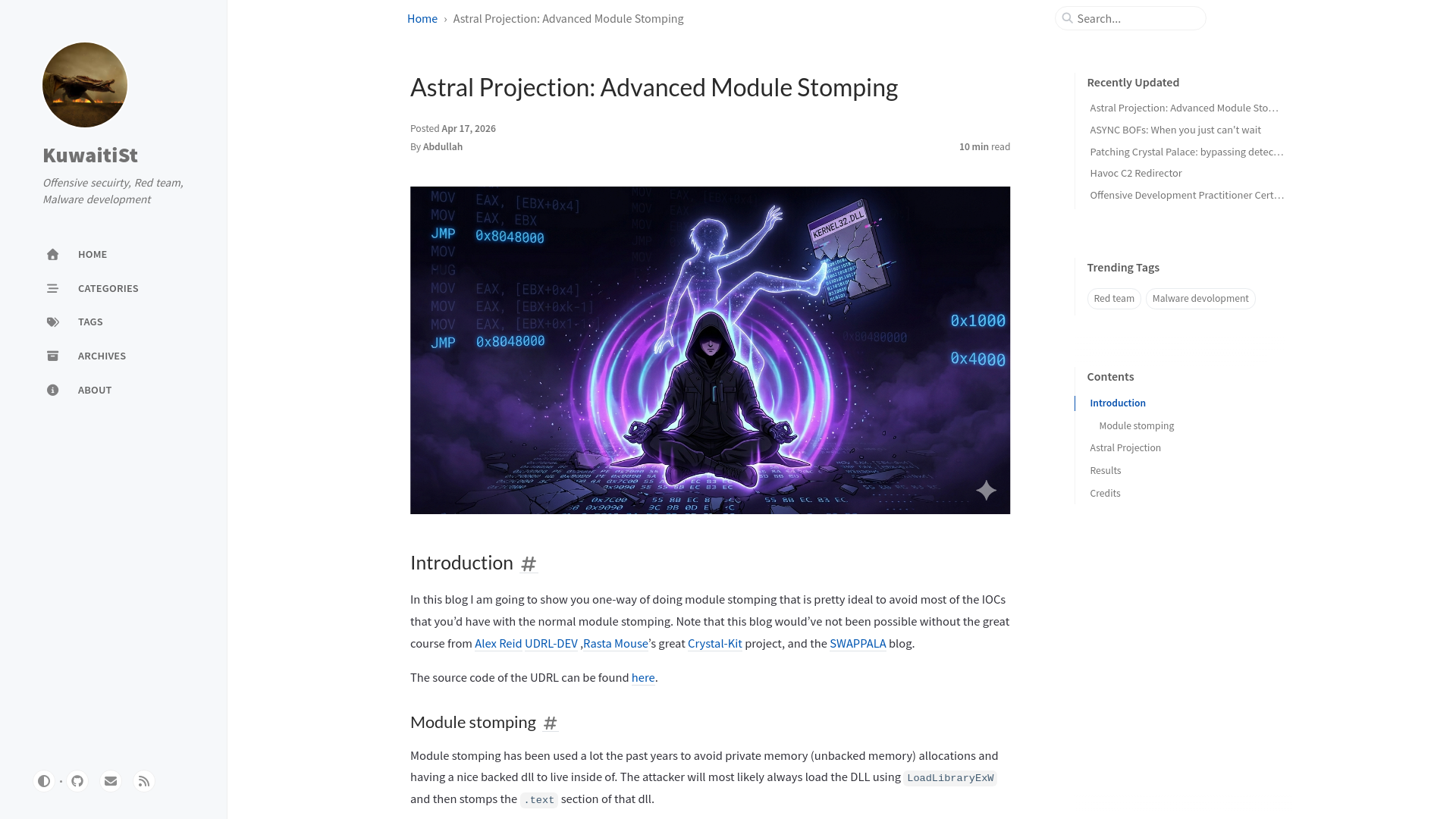 Astral Projection: Advanced Module Stomping | KuwaitiSt