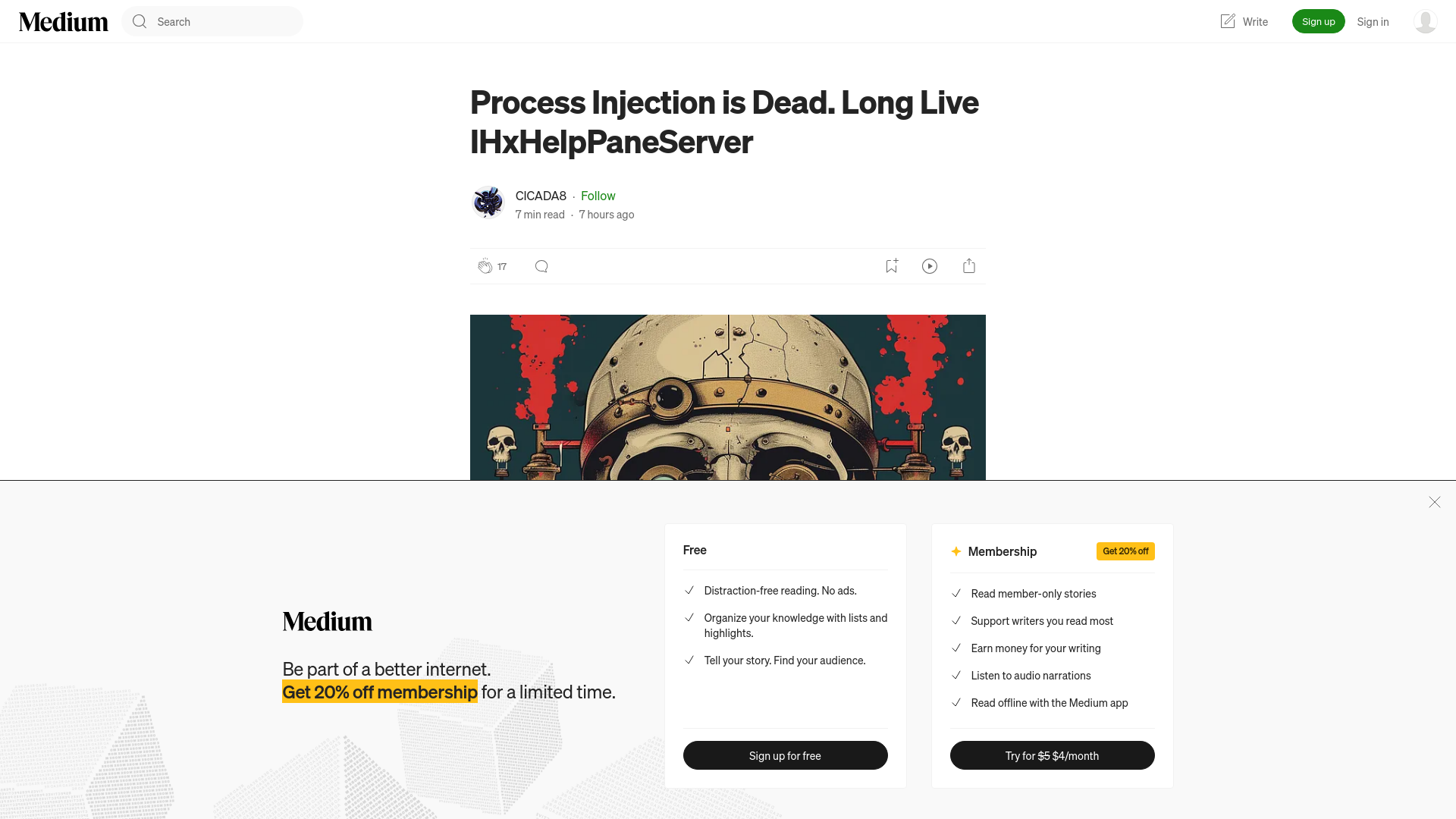 Process Injection is Dead. Long Live IHxHelpPaneServer | by CICADA8 | Jul, 2024 | Medium