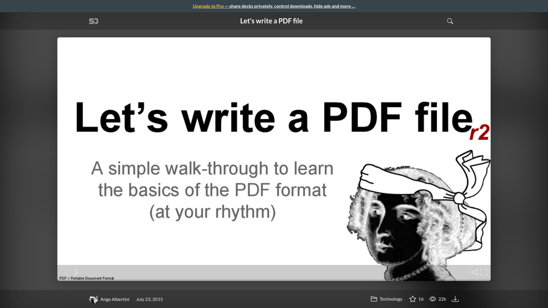 Let's write a PDF file - Speaker Deck