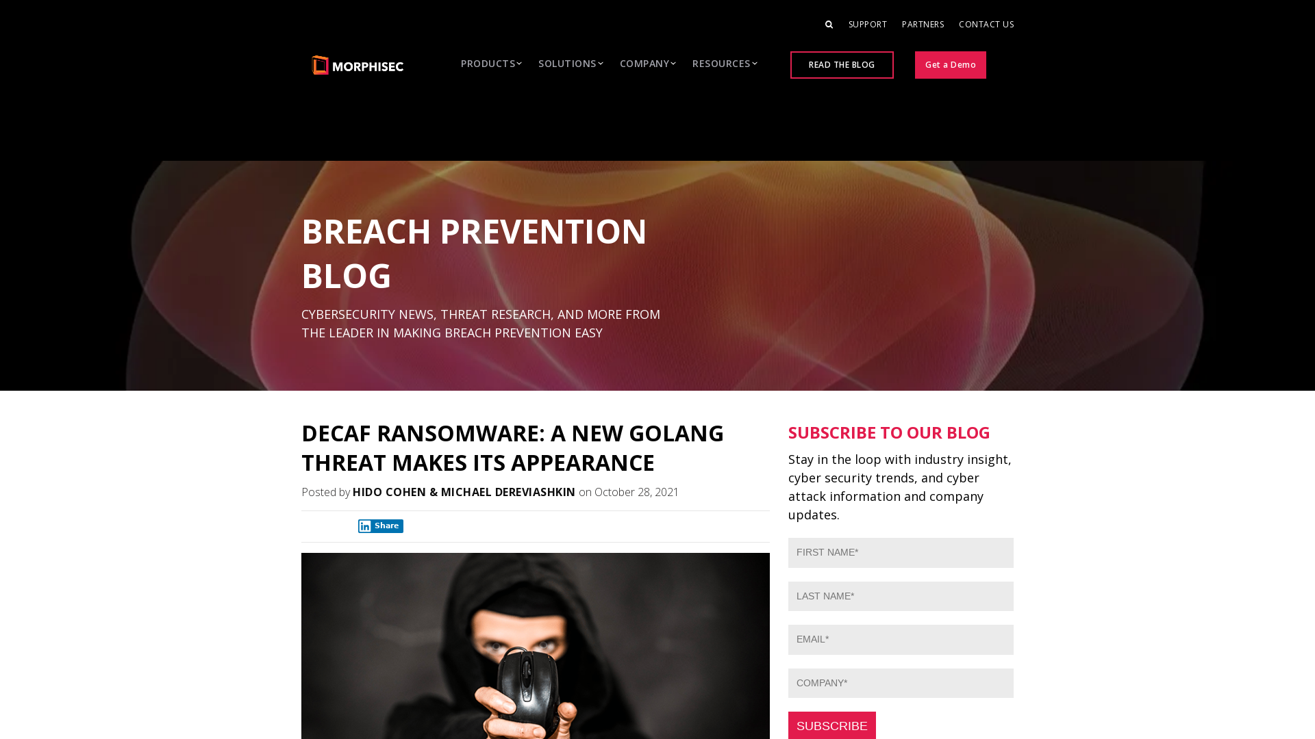 DECAF Ransomware: A New Golang Threat Makes Its Appearance