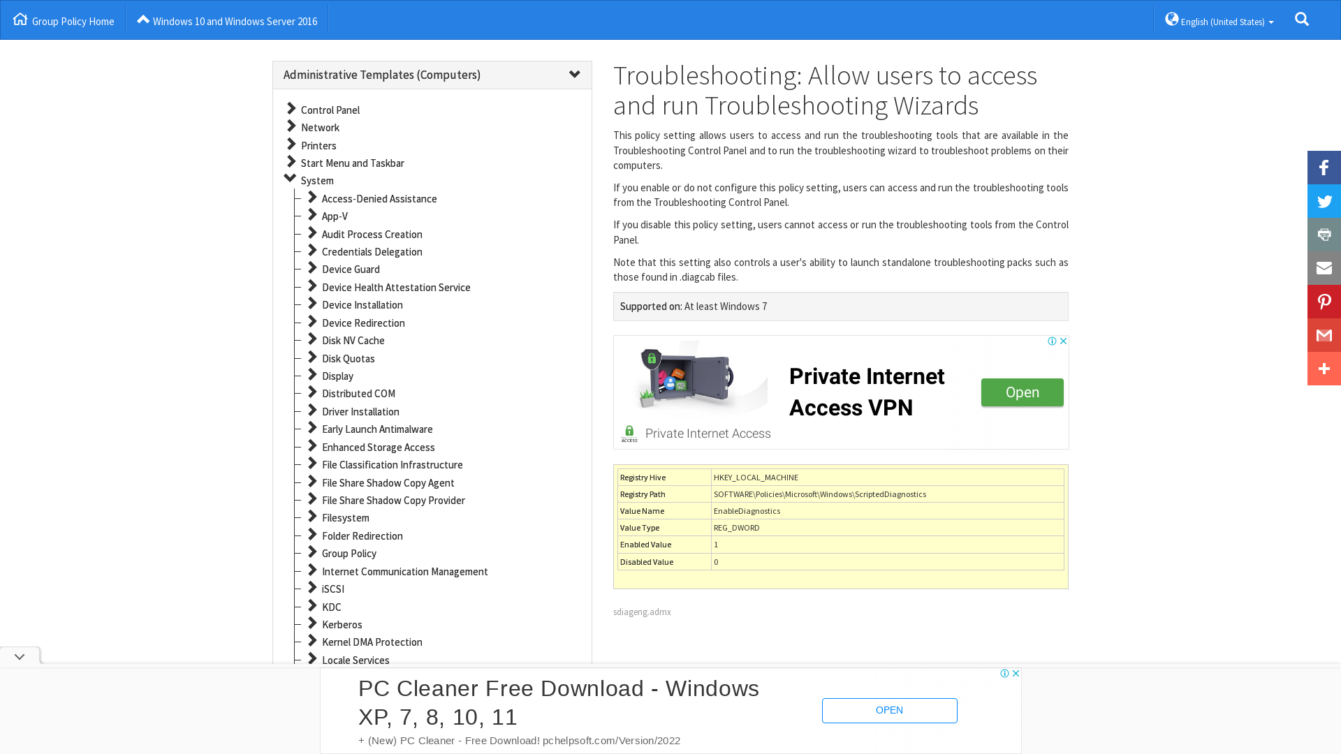 Troubleshooting: Allow users to access and run Troubleshooting Wizards