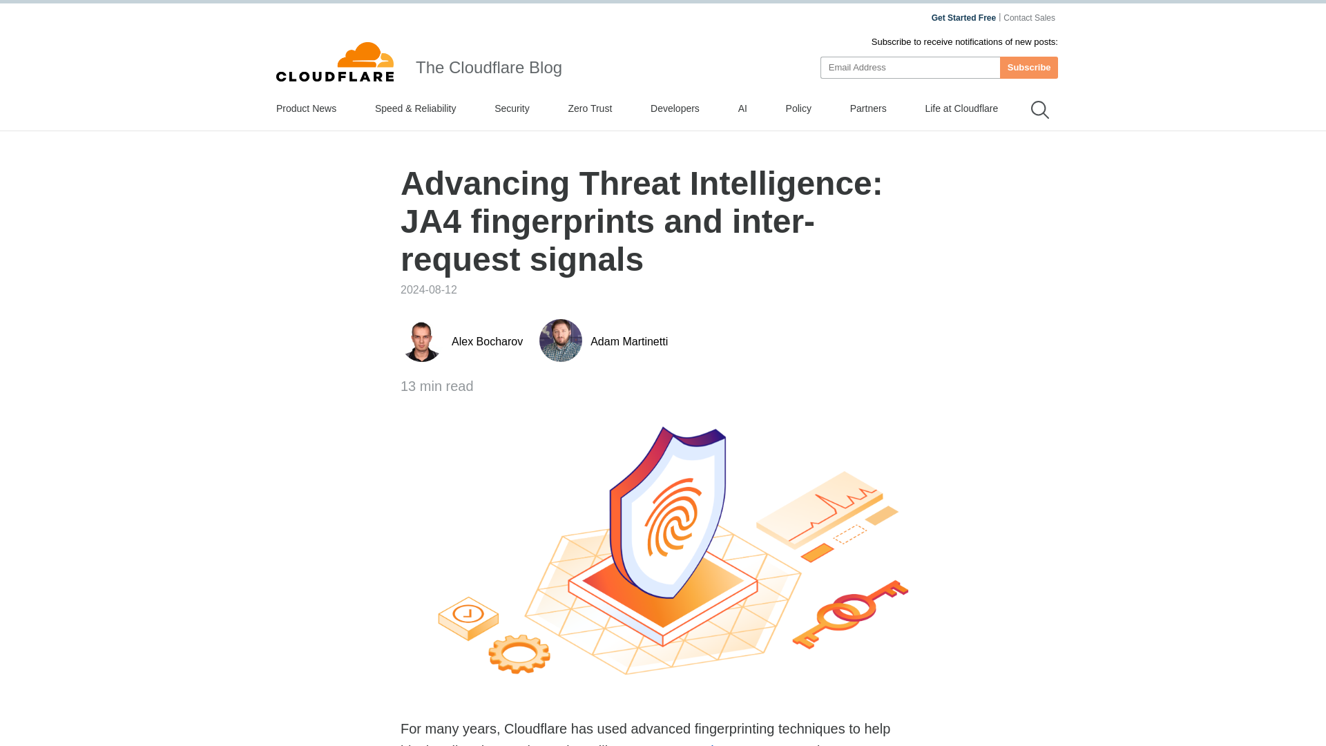 Advancing Threat Intelligence: JA4 fingerprints and inter-request signals