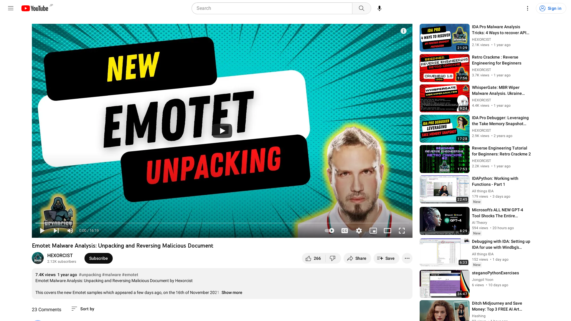 Emotet Malware Analysis: Unpacking and Reversing Malicious Document - YouTube