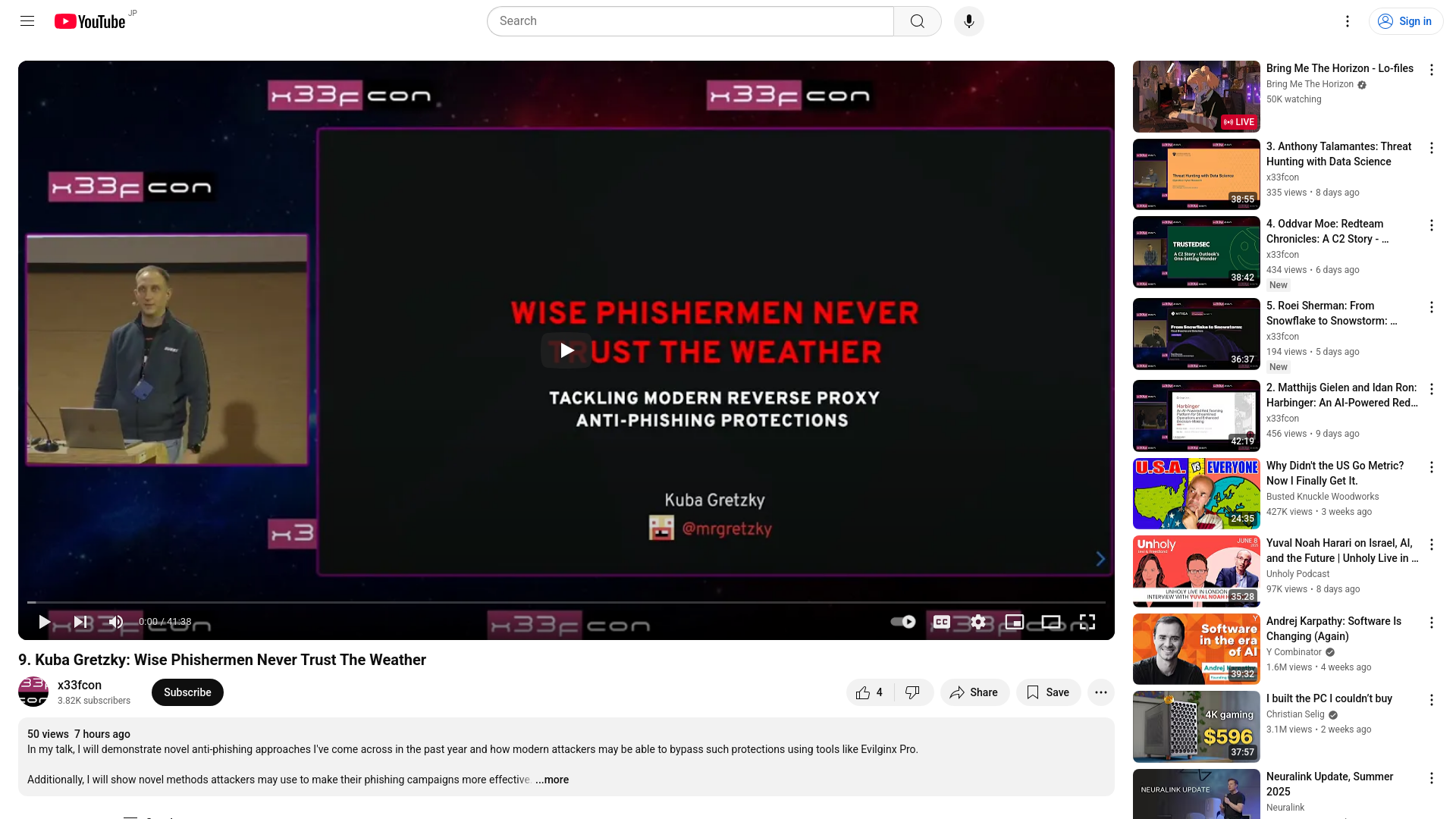 9. Kuba Gretzky: Wise Phishermen Never Trust The Weather - YouTube