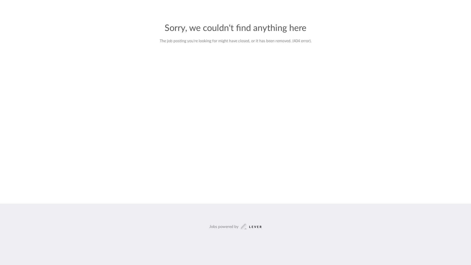 Not found – 404 error