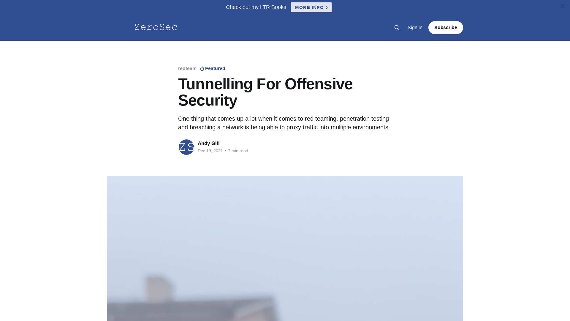 Tunnelling For Offensive Security