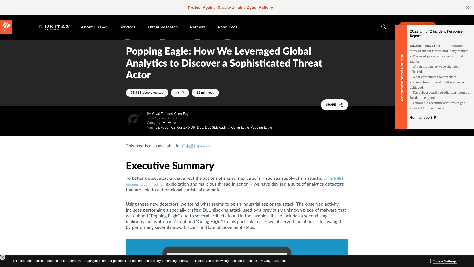 Popping Eagle: How Global Analytics Uncovered a Stealthy Threat Actor